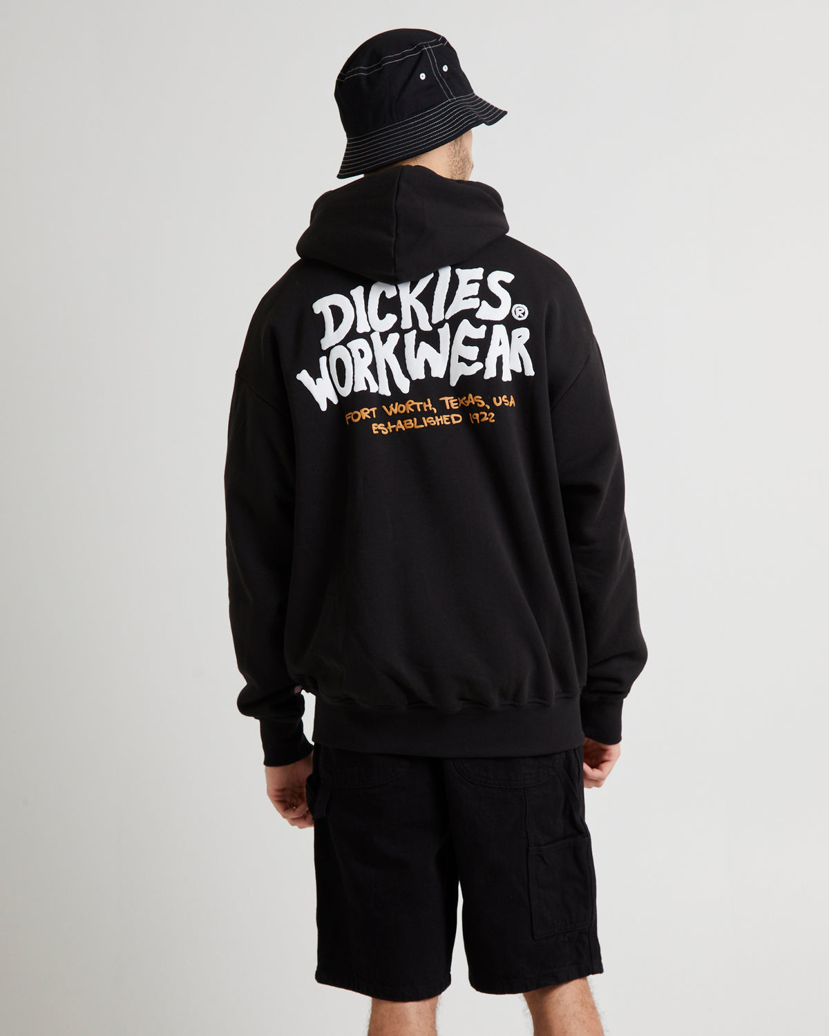 Work Hoodie Black BLACK