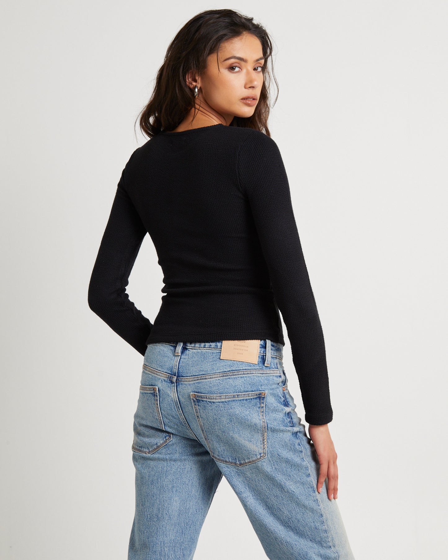 Vivi Long Sleeve Top Black