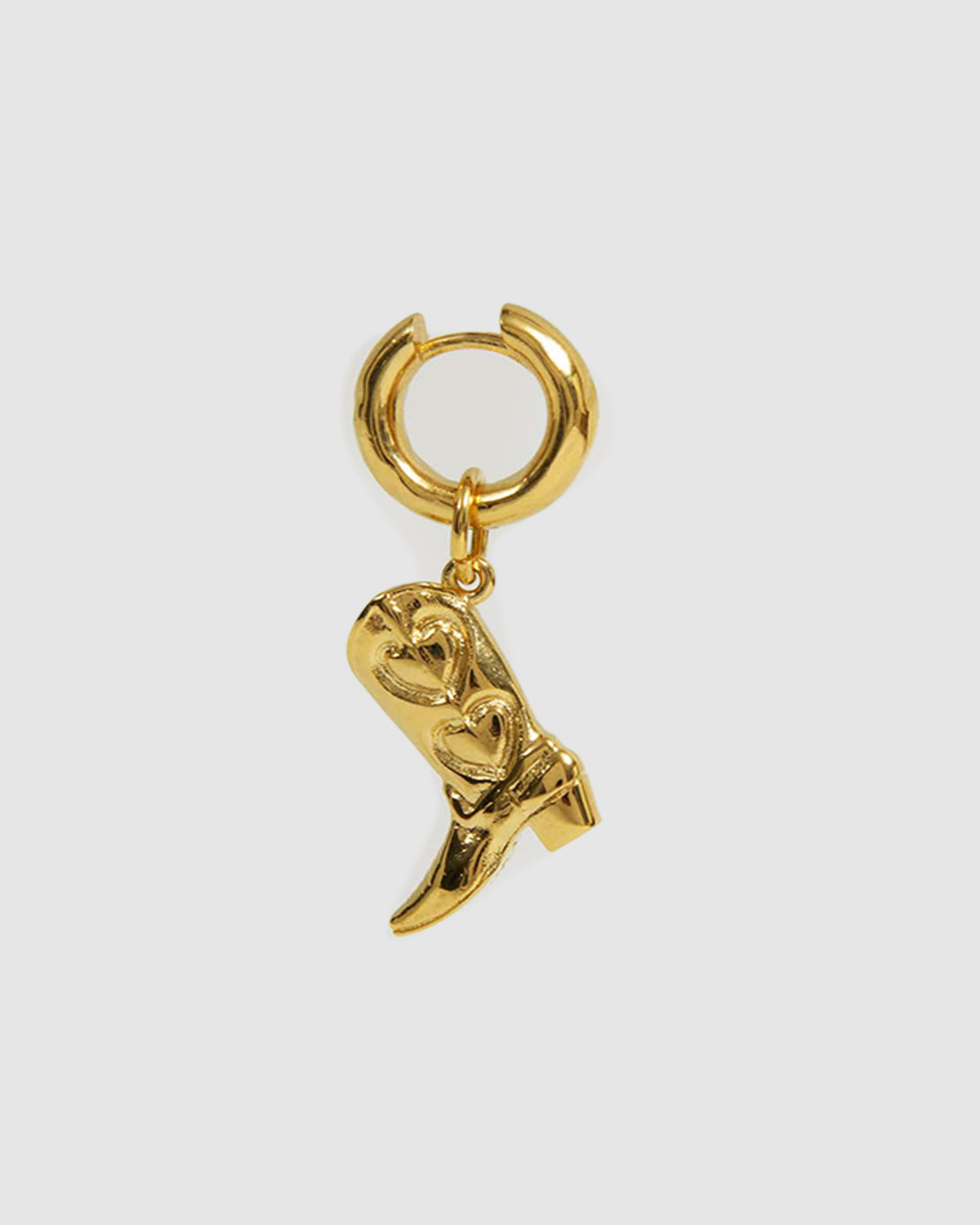 Boots Earrings Gold GOLD