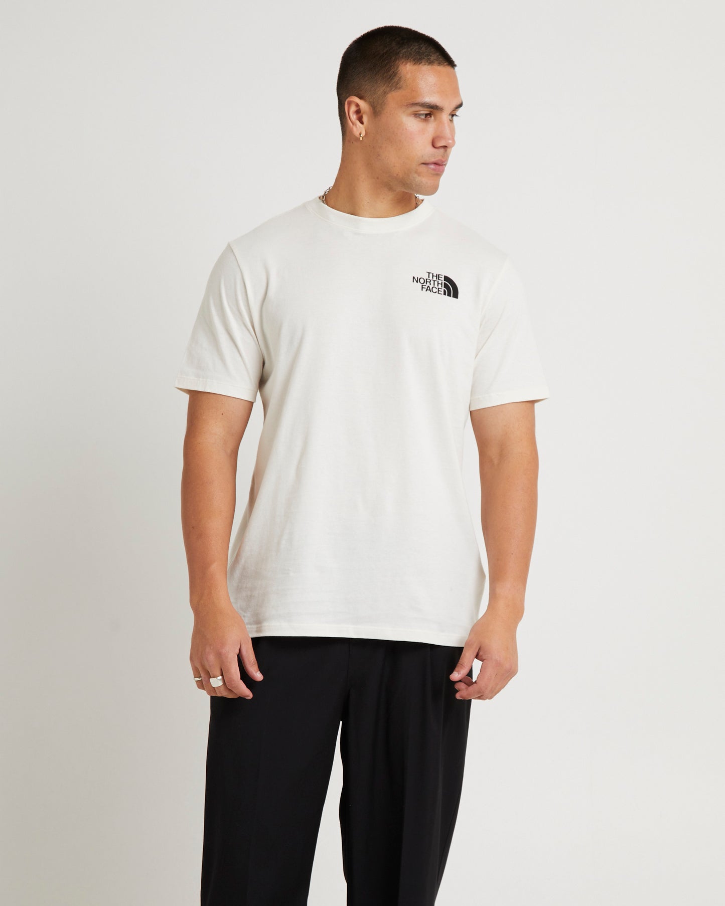 Short Sleeve Box NSE T-Shirt Gardenia White