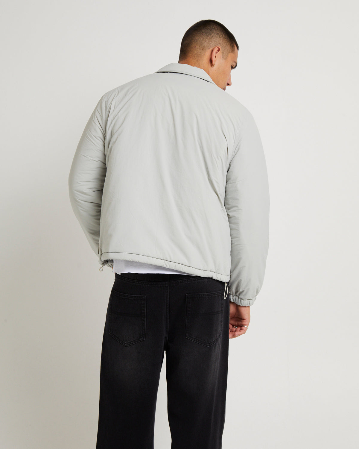 Puffer Flight Shacket GREY