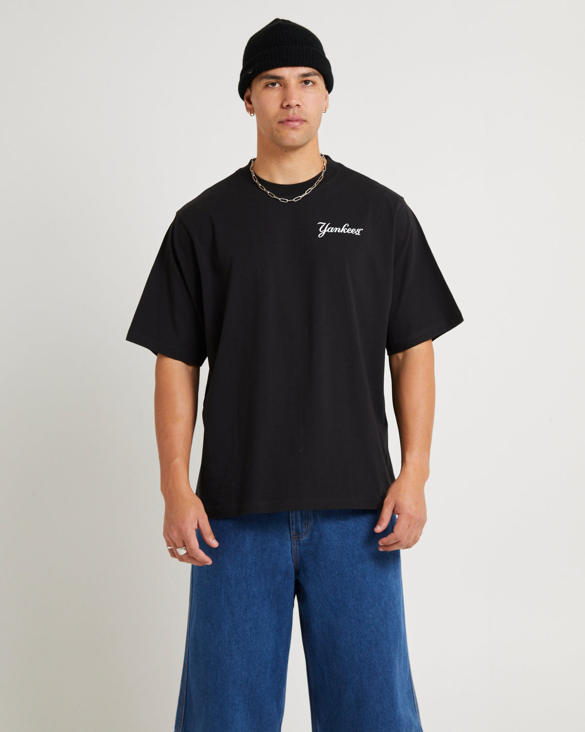 Script Heavyweight T-Shirt BLACK