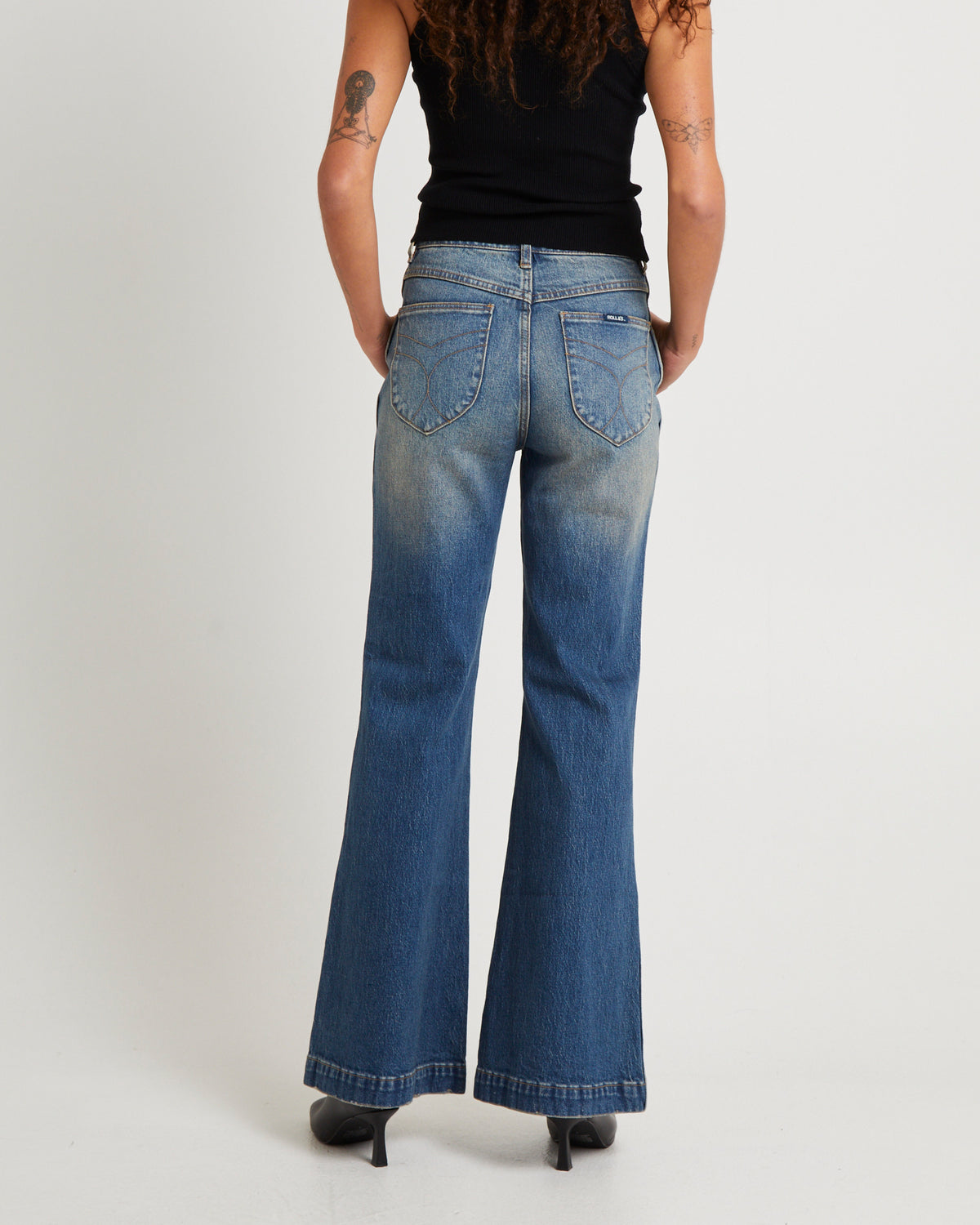 Eastcoast Flare Denim Jeans - Twilight ORGANIC VINTAGE BLUE