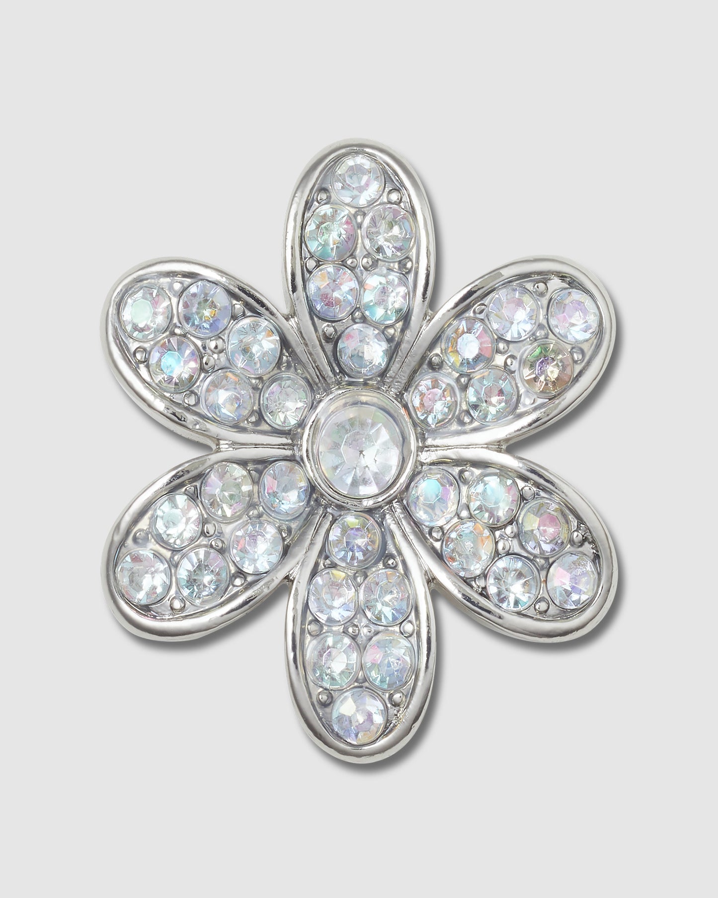 Silver Monochrome Daisy Jibbit
