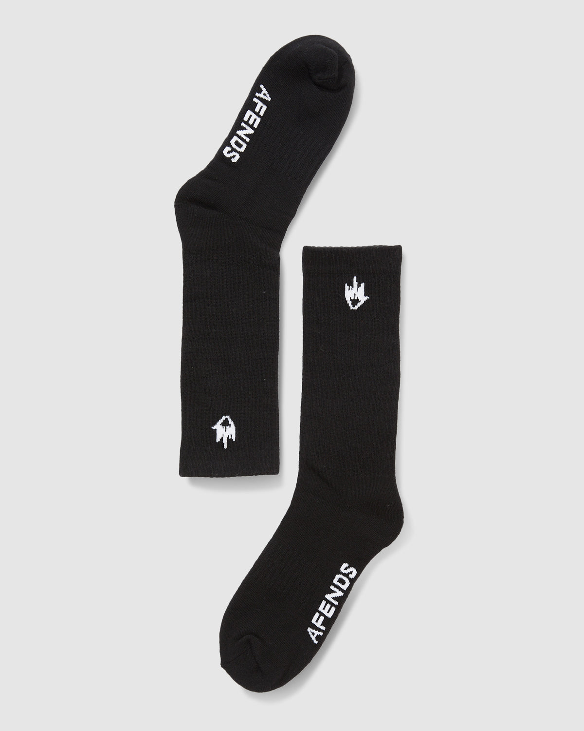 Flame Socks 3 Pack Black