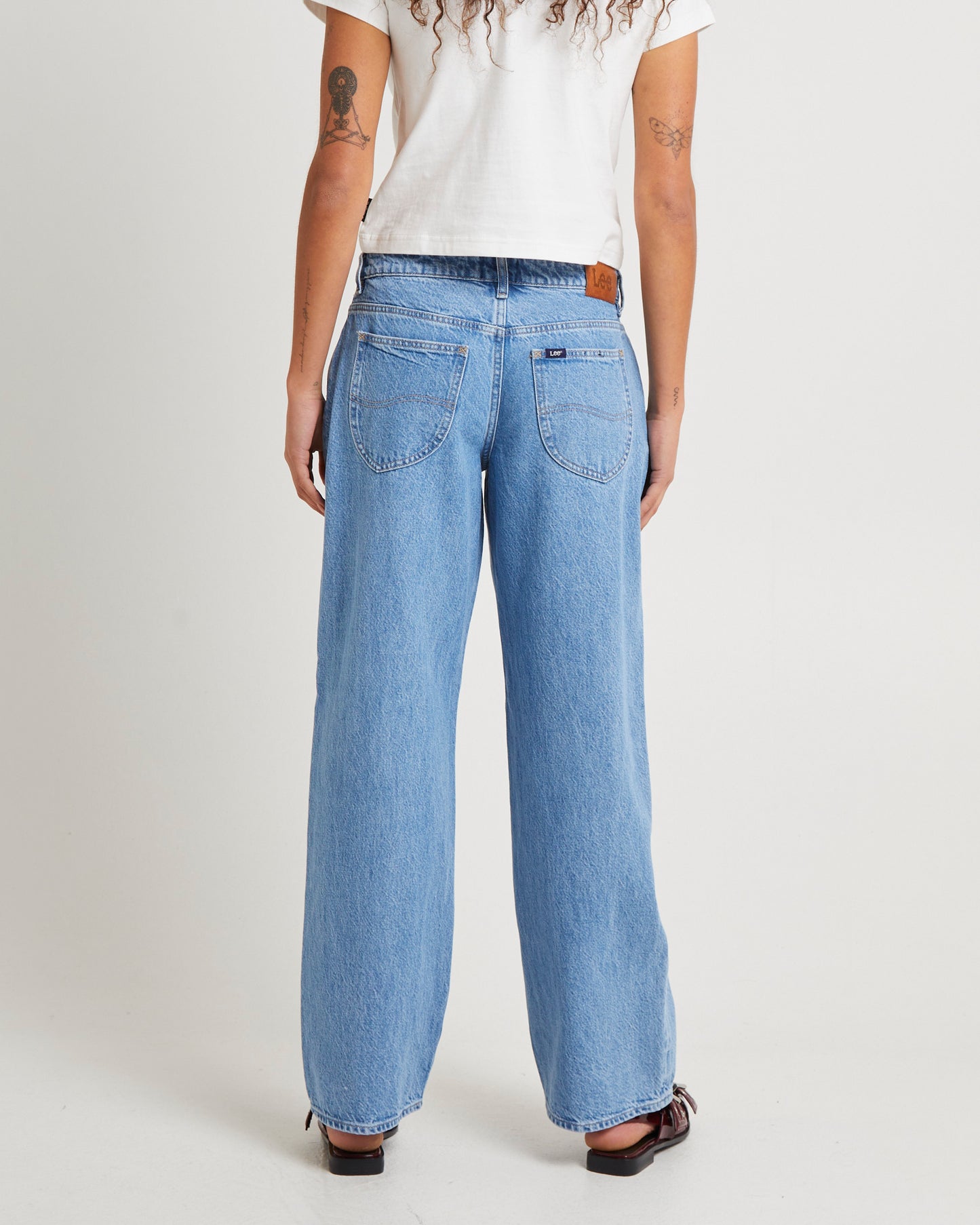 Y2k Low Baggy Jeans Brooklyn Blue