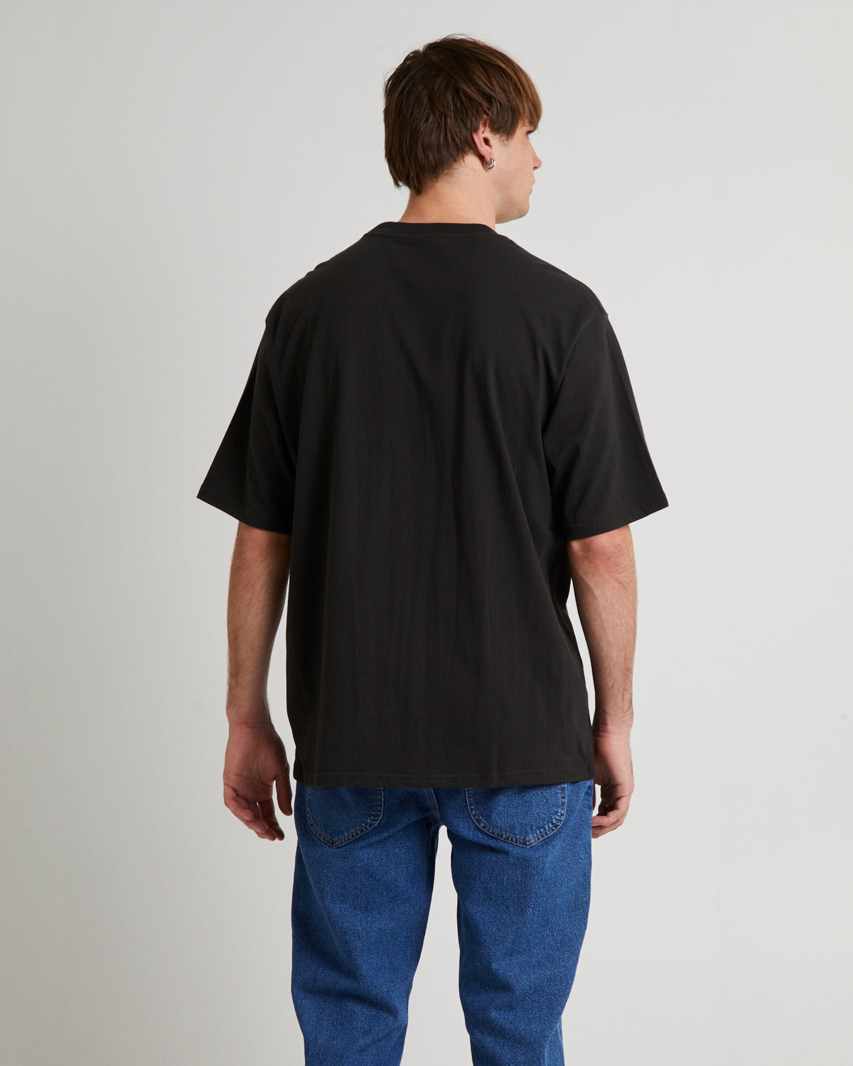Billboards Baggy T-Shirt Worn Black WORN BLACK