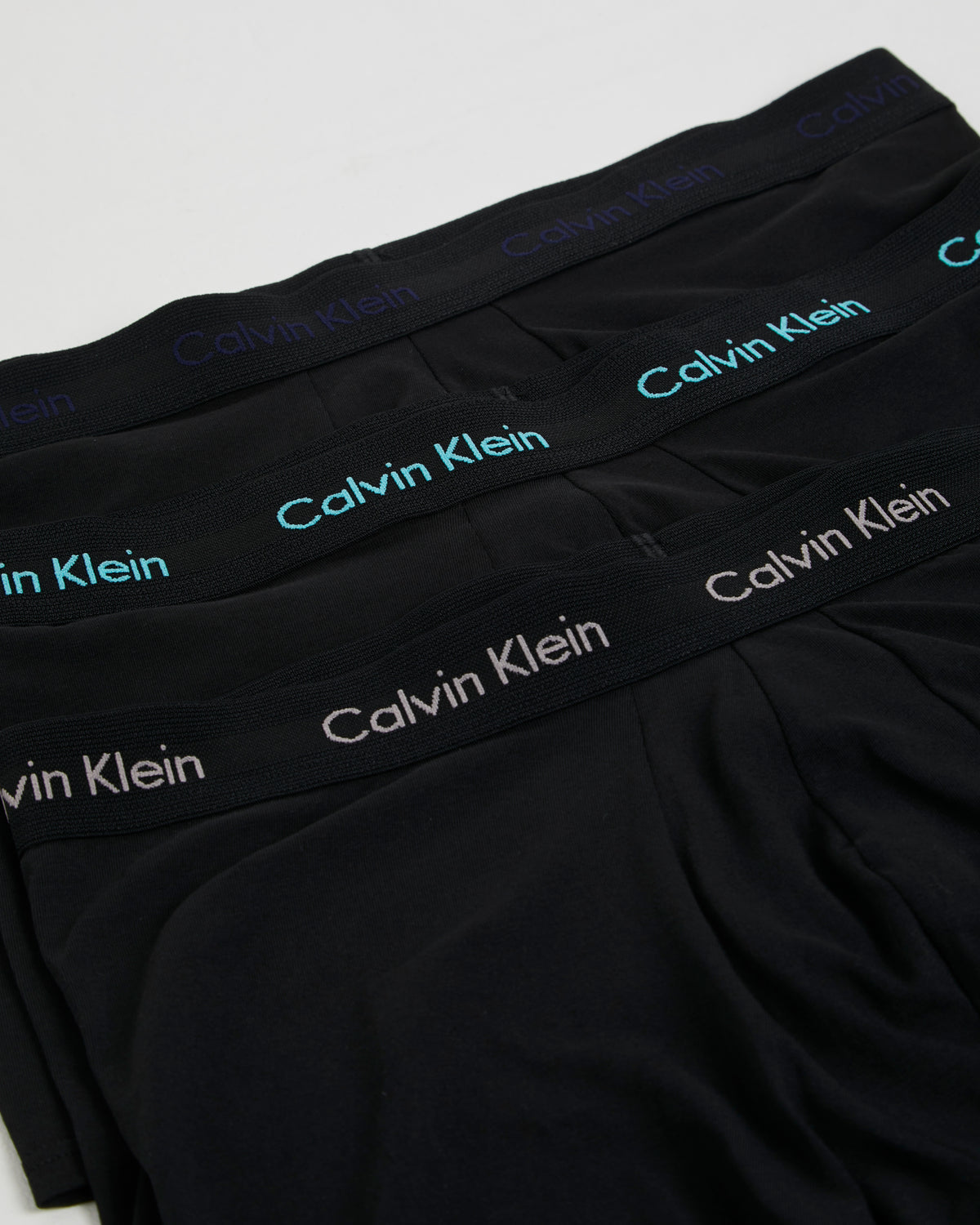Cotton Stretch 3-Pack Boxer Brief BLACK W/ WATER, GREY, BLUE