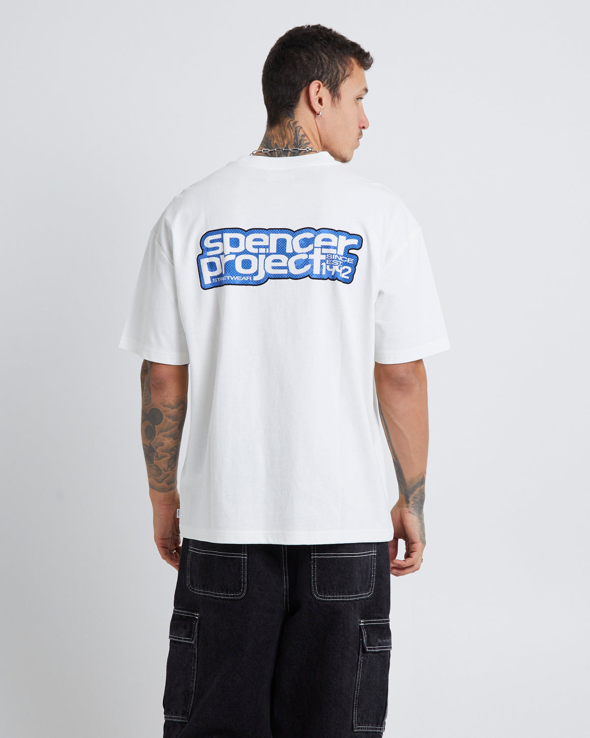 Doughnut Short Sleeve T-Shirt WHITE