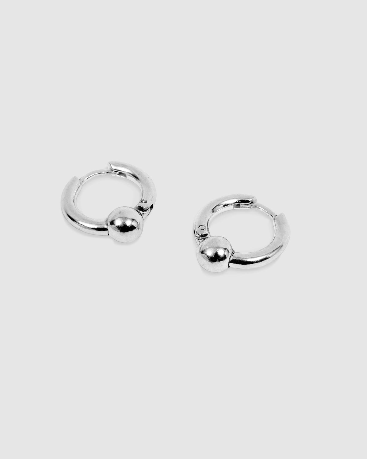 1 Ball Earrings SILVER
