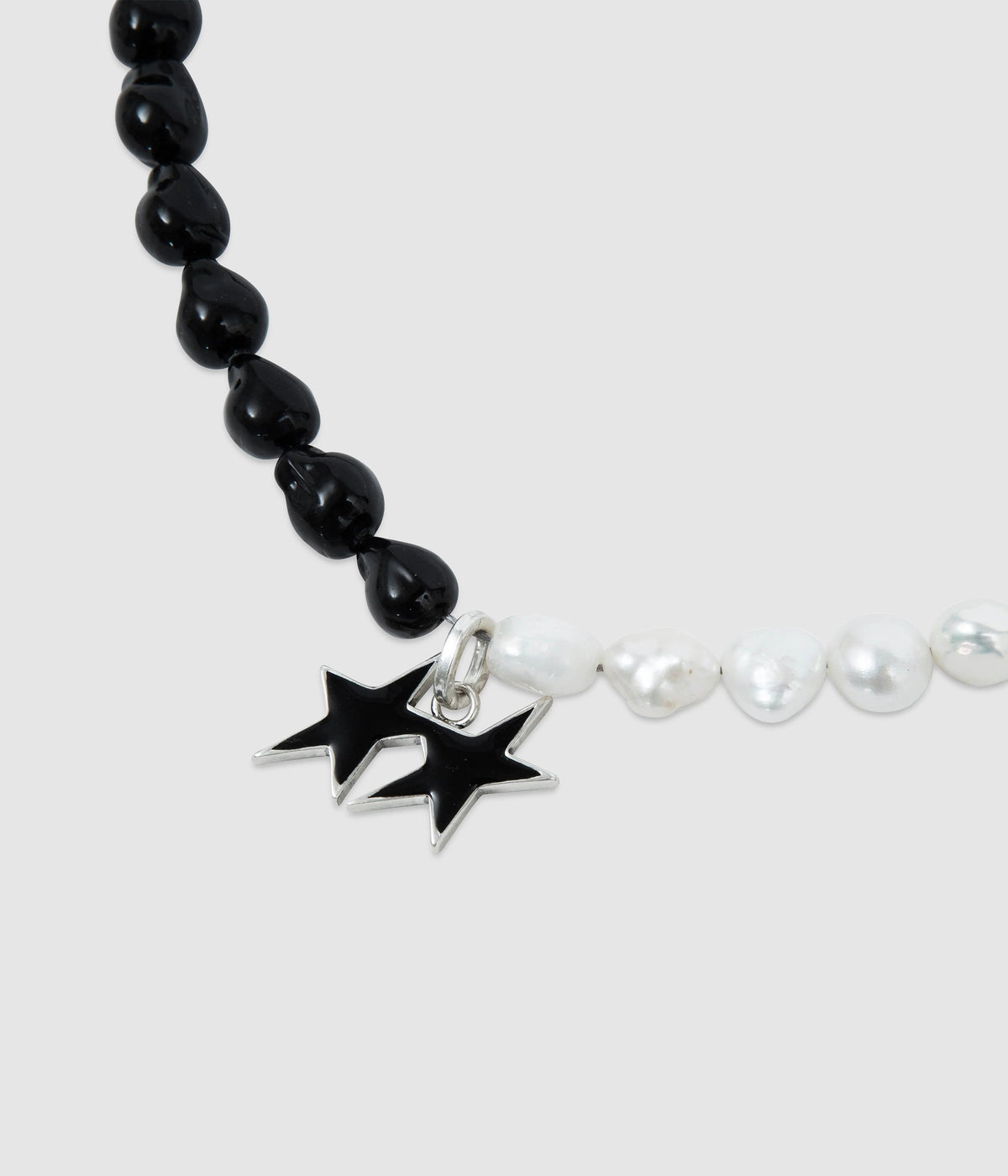 B & W Icon Necklace SILVER