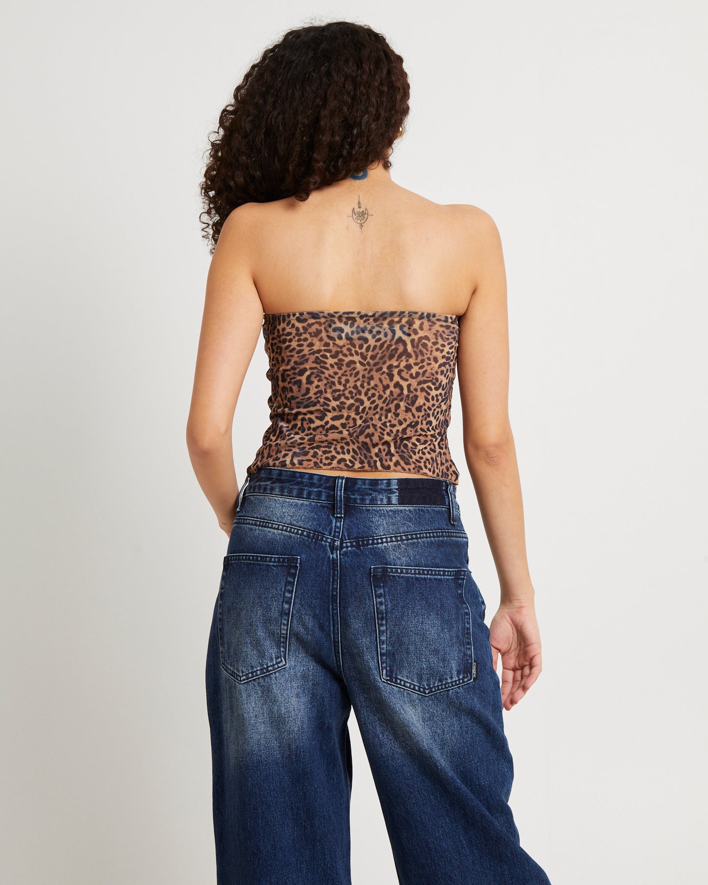 Mindy Butterflyhem Bandeau Top