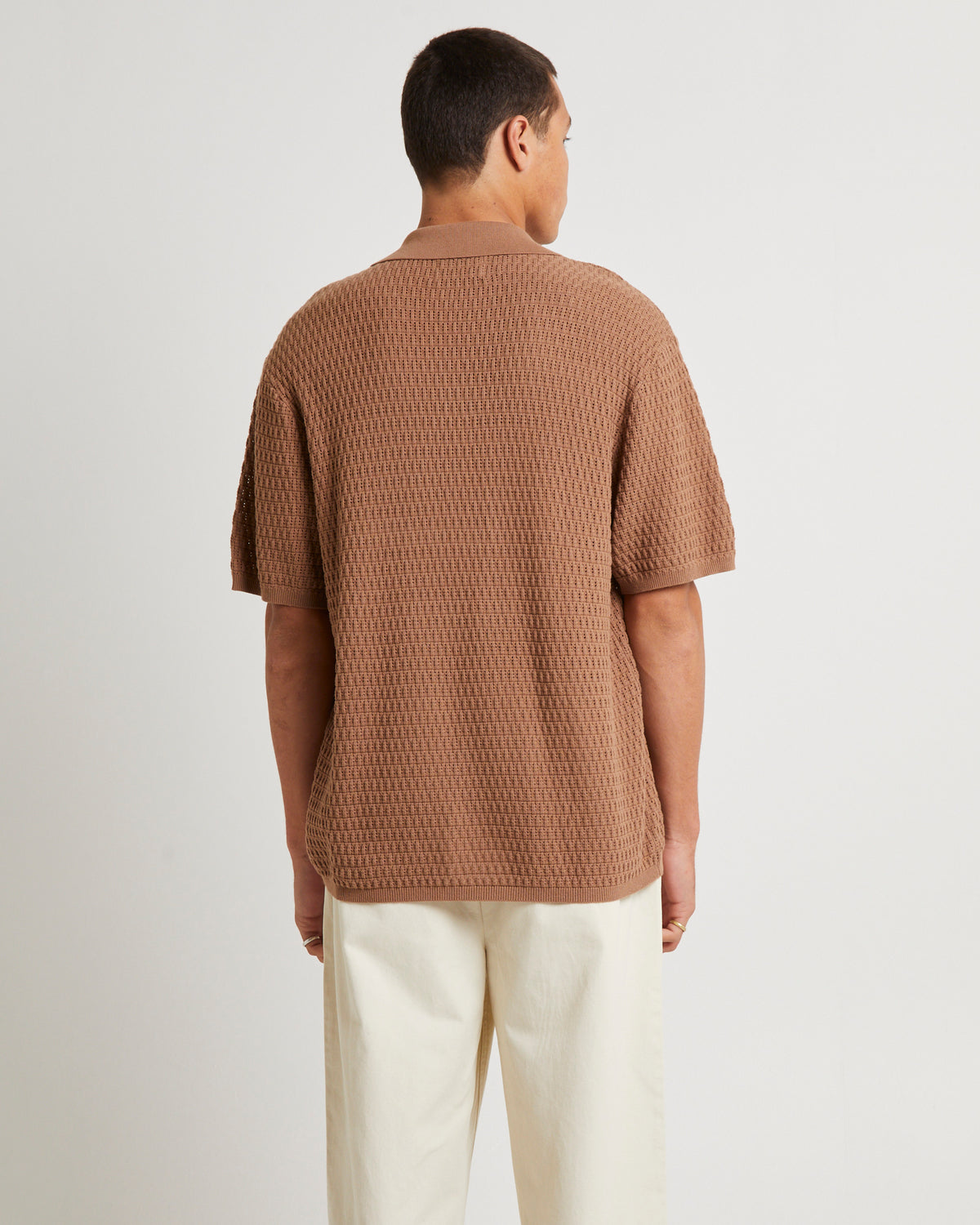Marko Knitted Polo BROWN