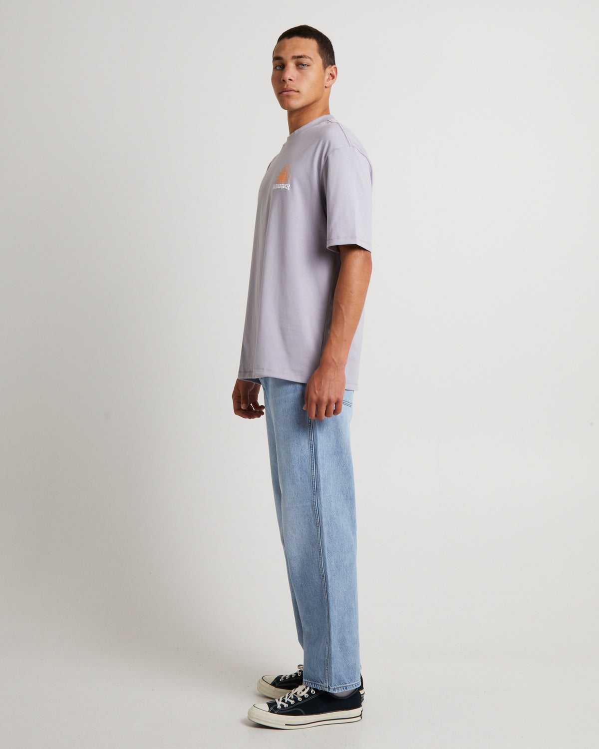 Earth Serpent Slacker T-Shirt CONCRETE