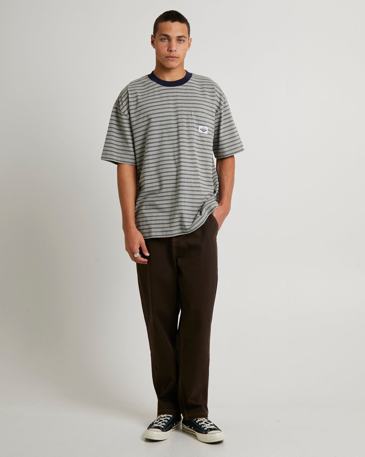 Skate Stripe Short Sleeve T-Shirt GREEN