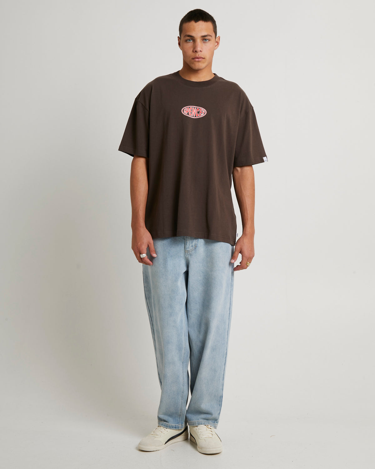 Fisheye T-Shirt BROWN