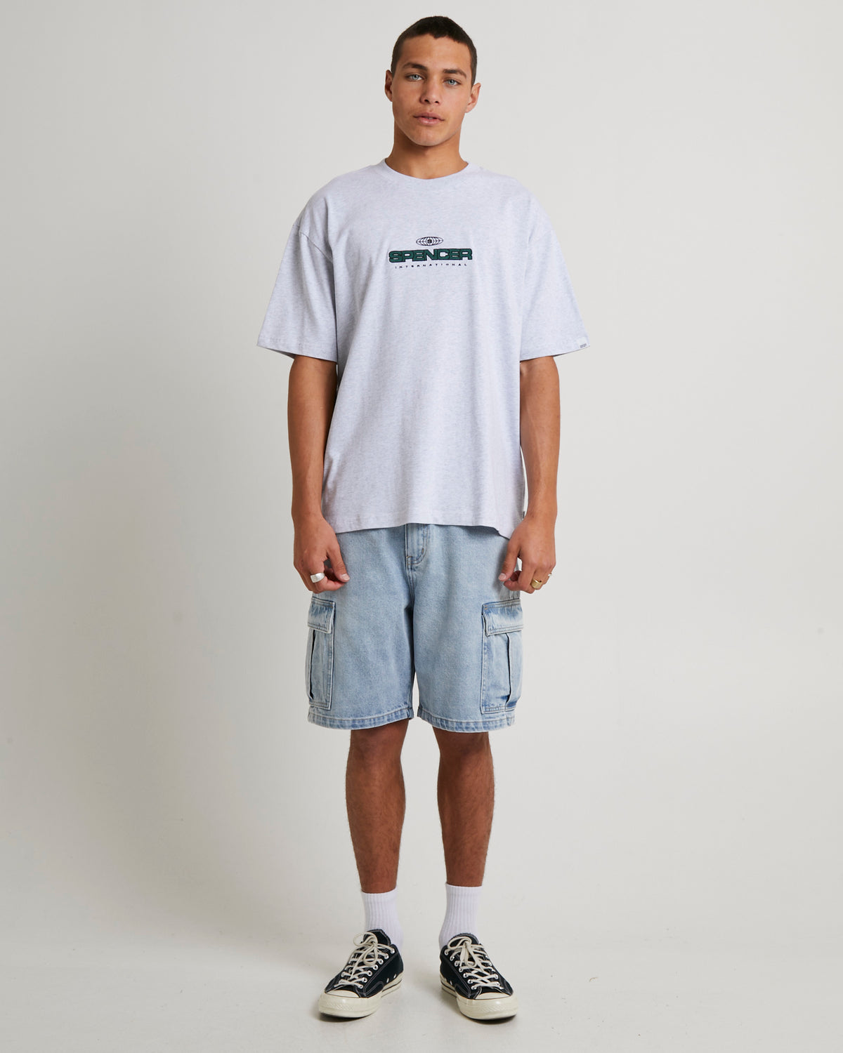 Emblem Short Sleeve T-Shirt FROST MARLE