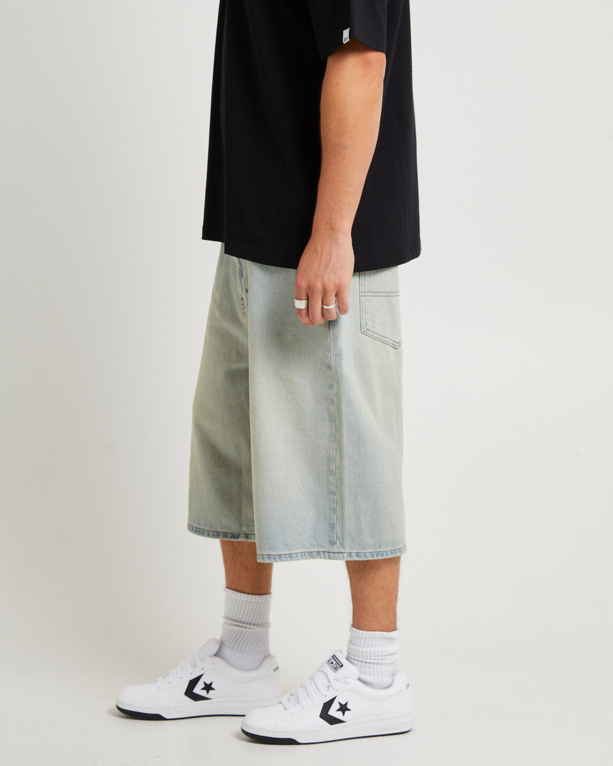 A6 Big Baggy Denim Jorts Milo MILO