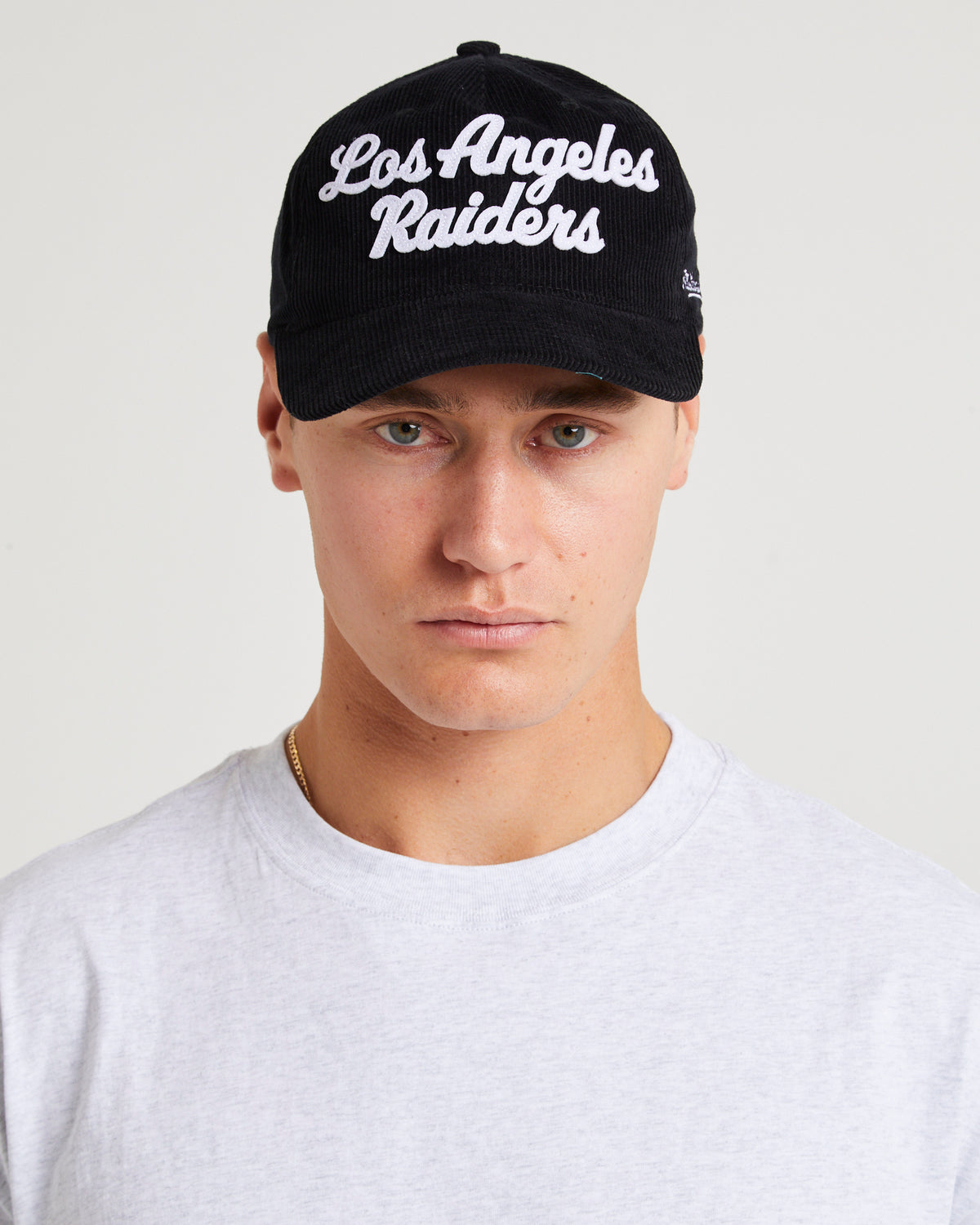 Los Angeles Raiders Stack Script Origin Cap BLACK