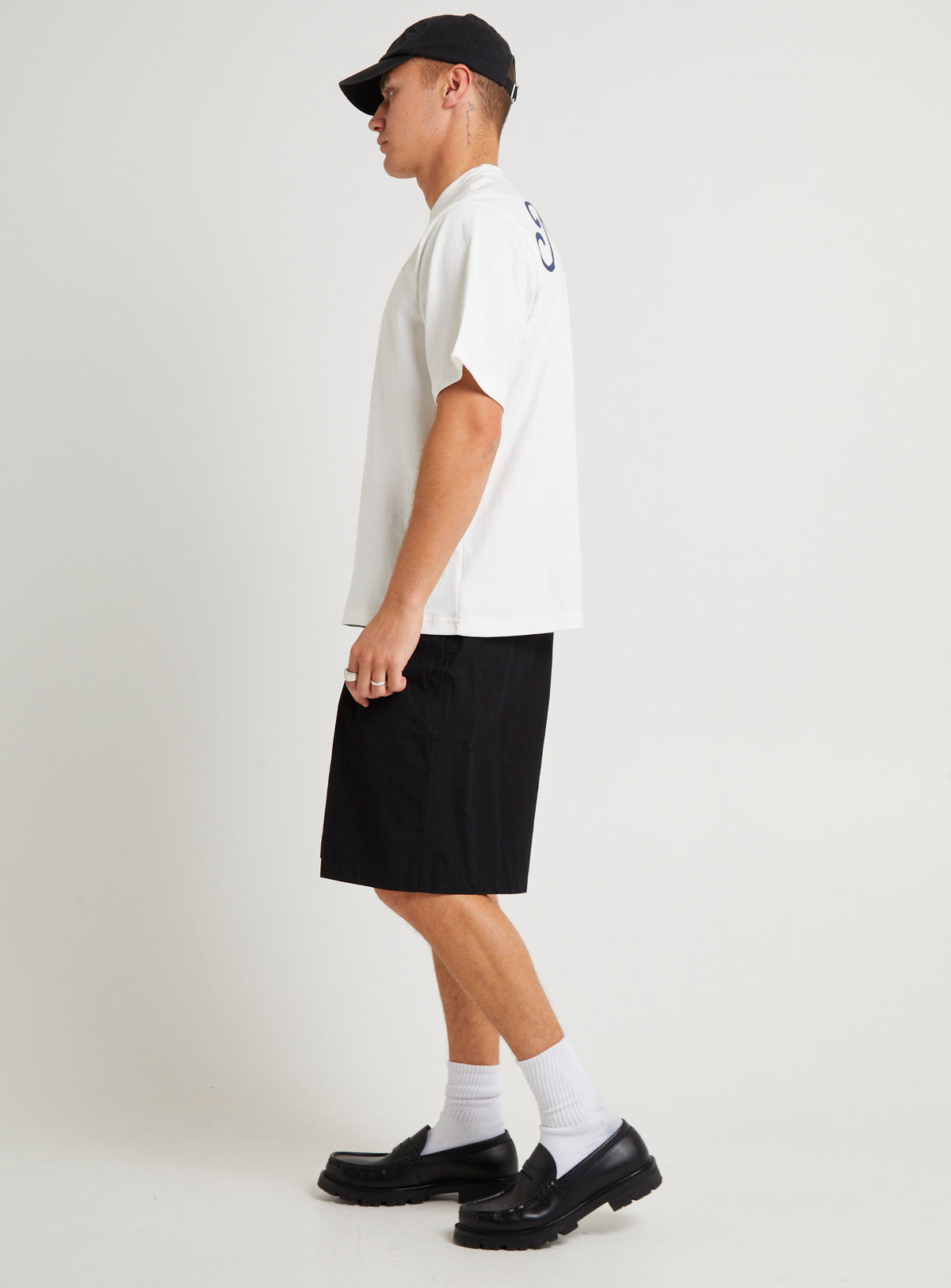 Script Heavyweight T-Shirt WHITE