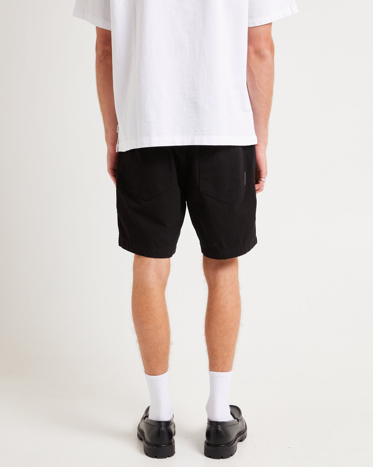 Lou Boxer Shorts Canvas BLACK