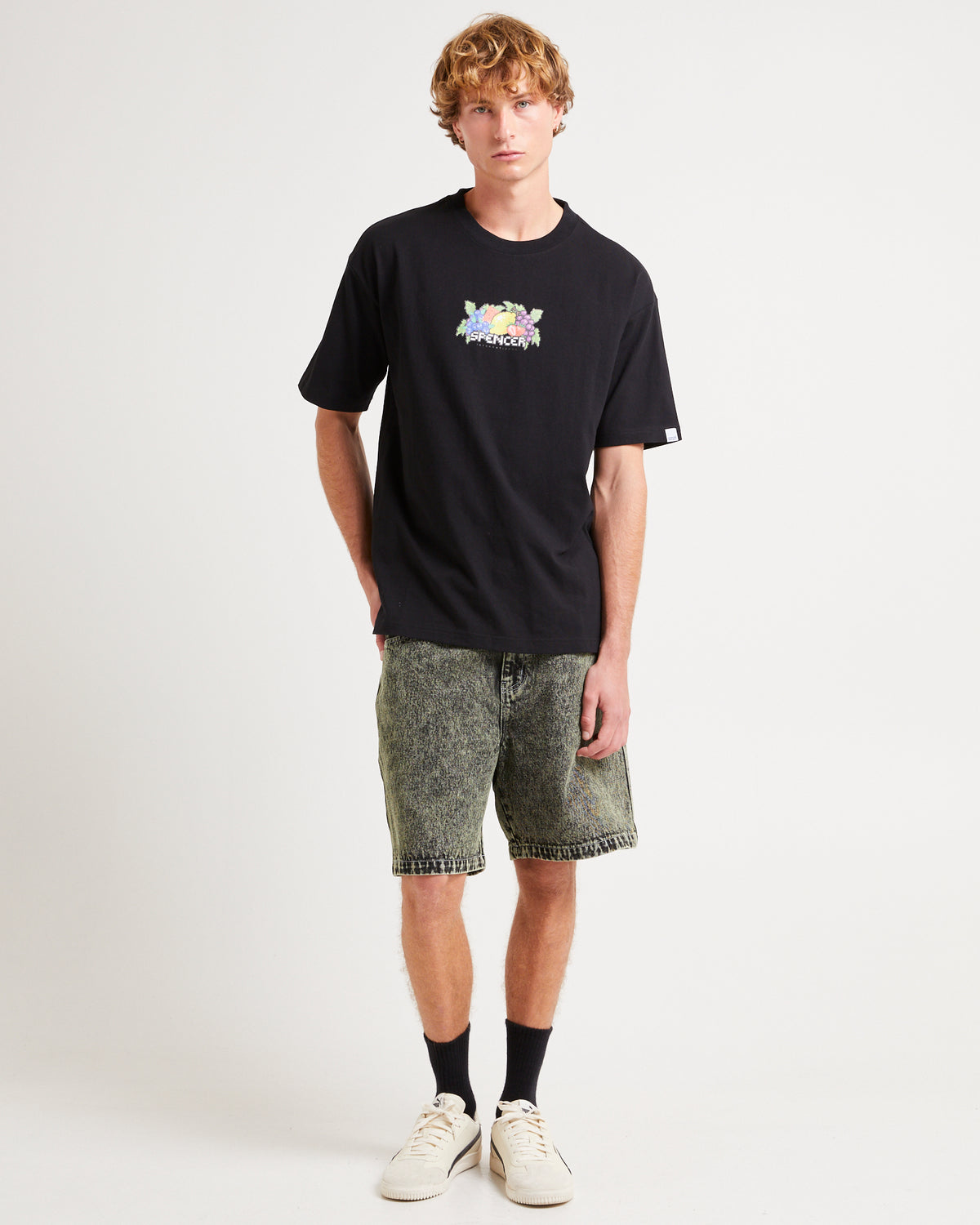 Digi Fruit T-Shirt BLACK
