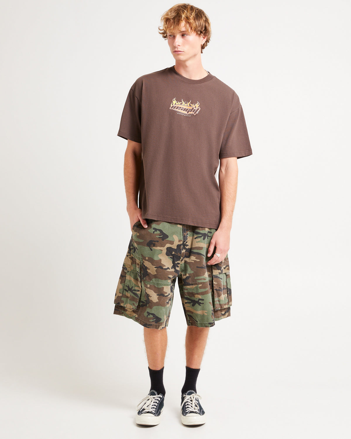 Marked T-Shirt BROWN