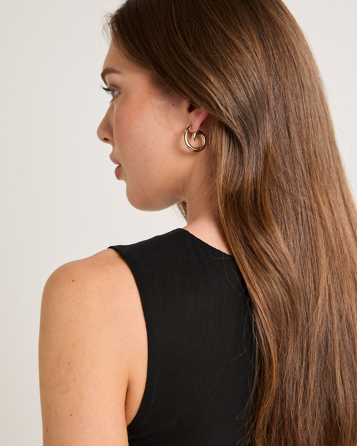 Miras Spiral Earring GOLD