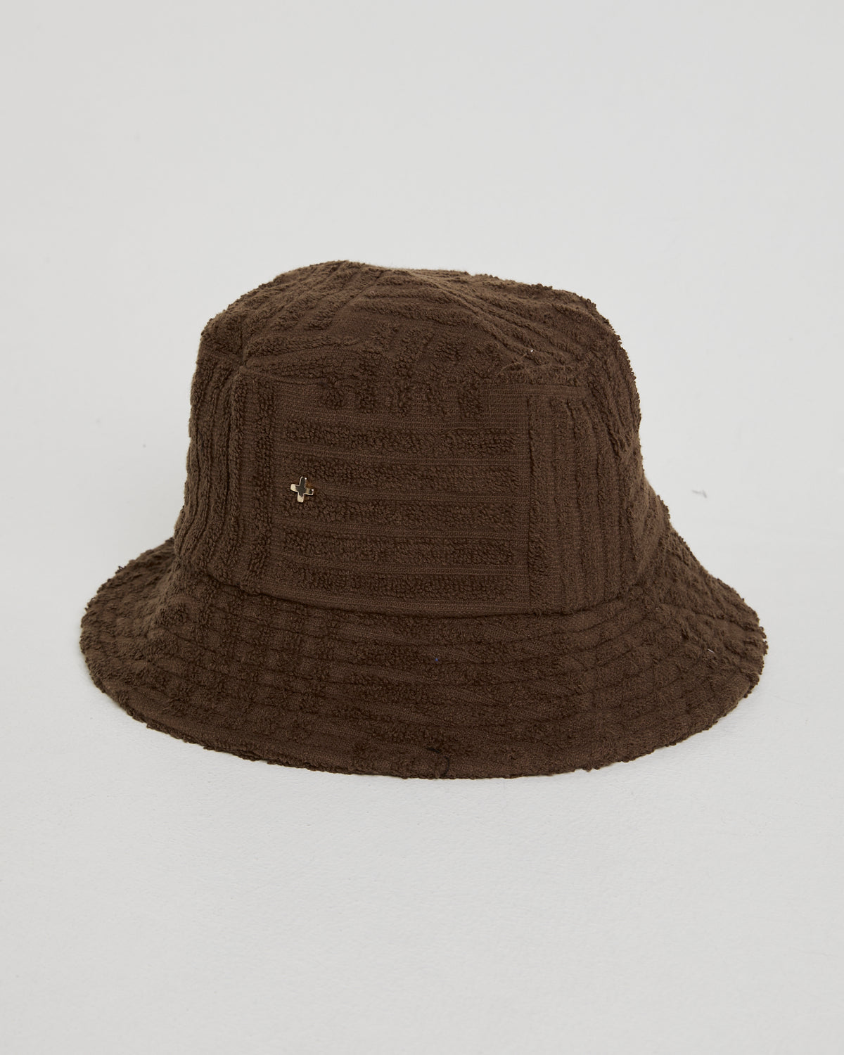 Soleil Bucket Hat CHOCOLATE TOWELLING /GOLD