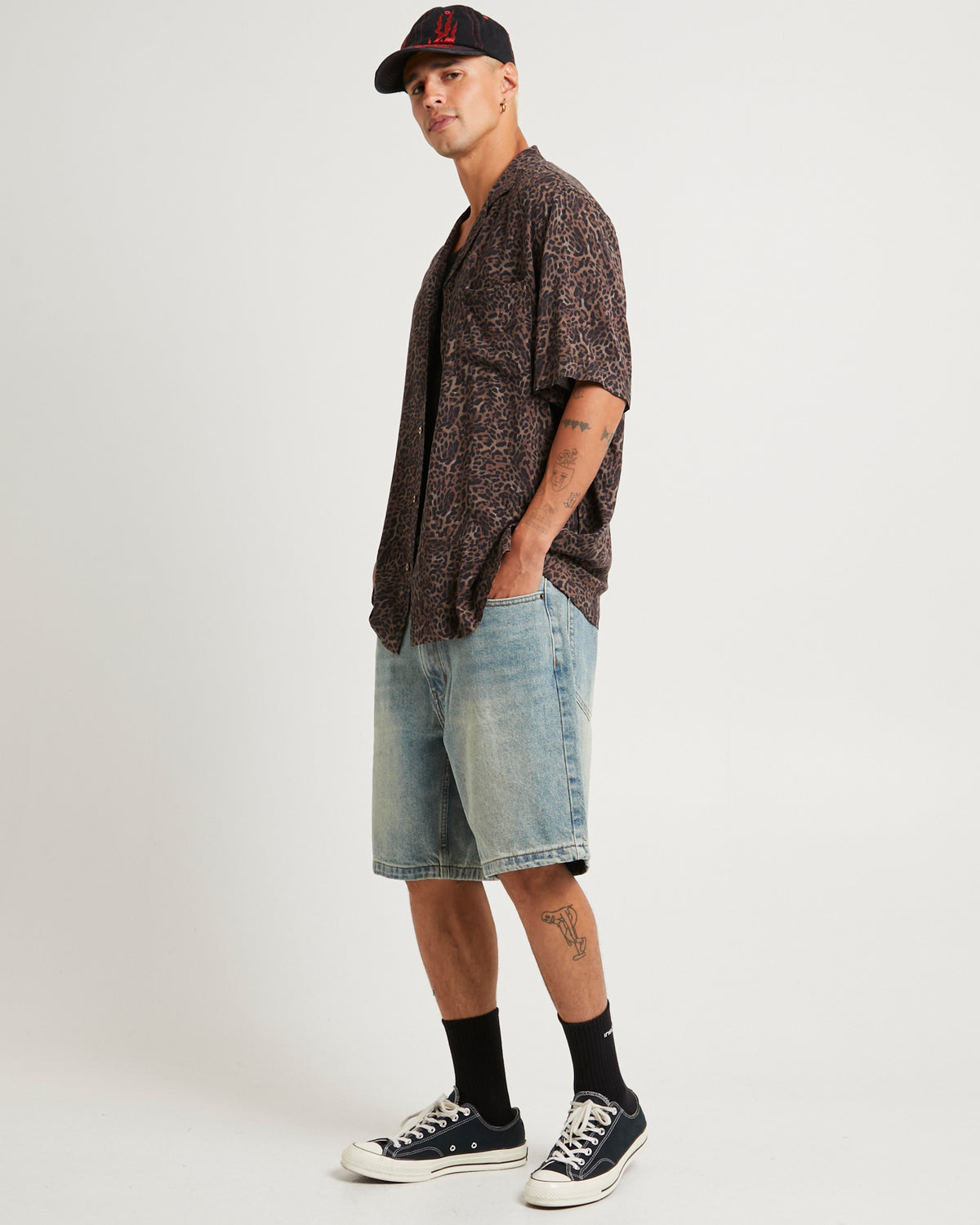 Trigger Short Sleeves Resort Shirt BROWN