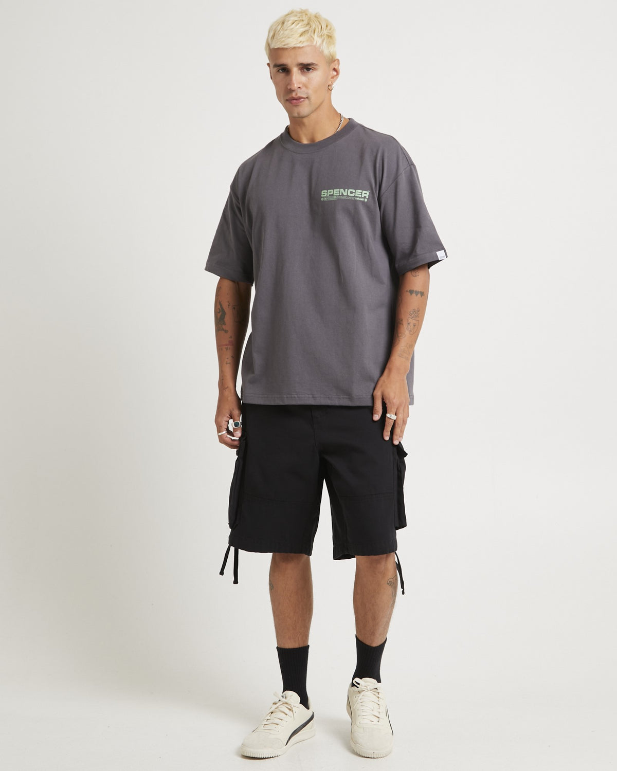 Restricted T-Shirt WASHED BLACK