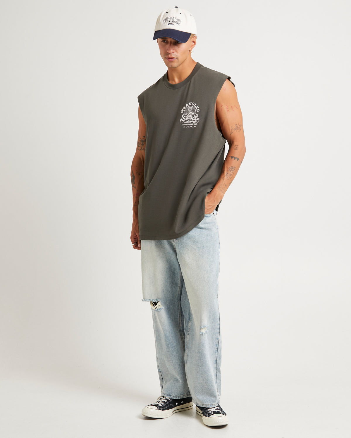 Dark Alchemy Muscle Tank DARK SLATE