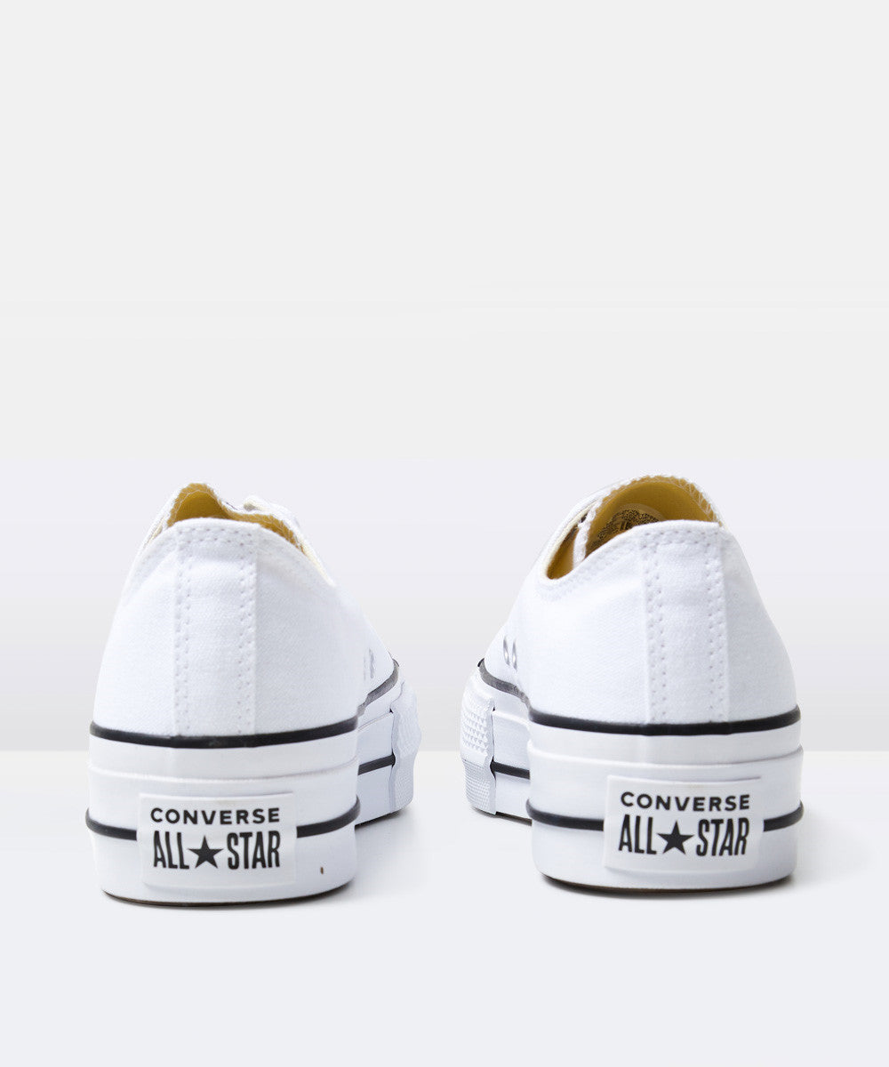 Chuck Taylor All Star Platform Lo Sneakers WHITE