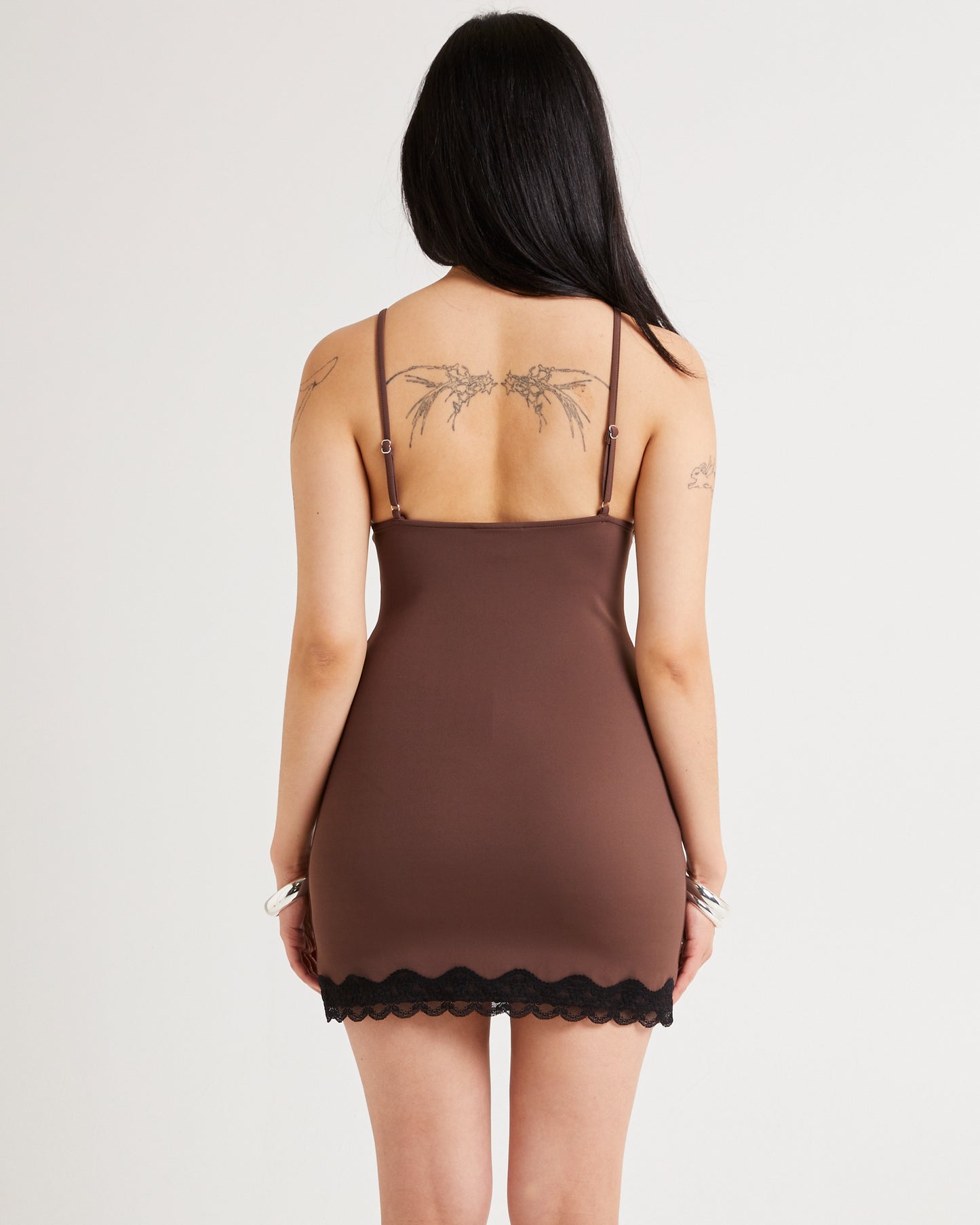 Avery Contrast Lace Dress