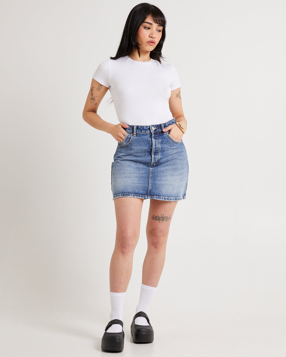 Classic Denim Mini Skirt Christy CHRISTY