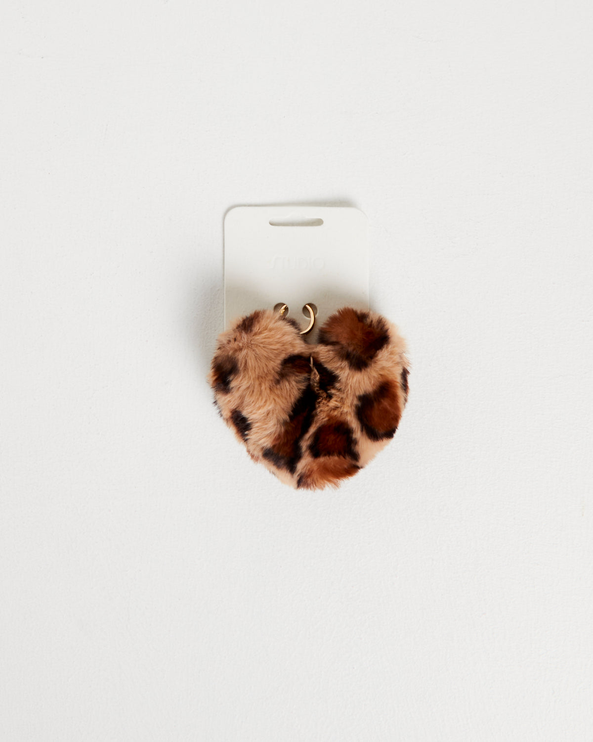 Leopard Heart Keyring ASSORTED