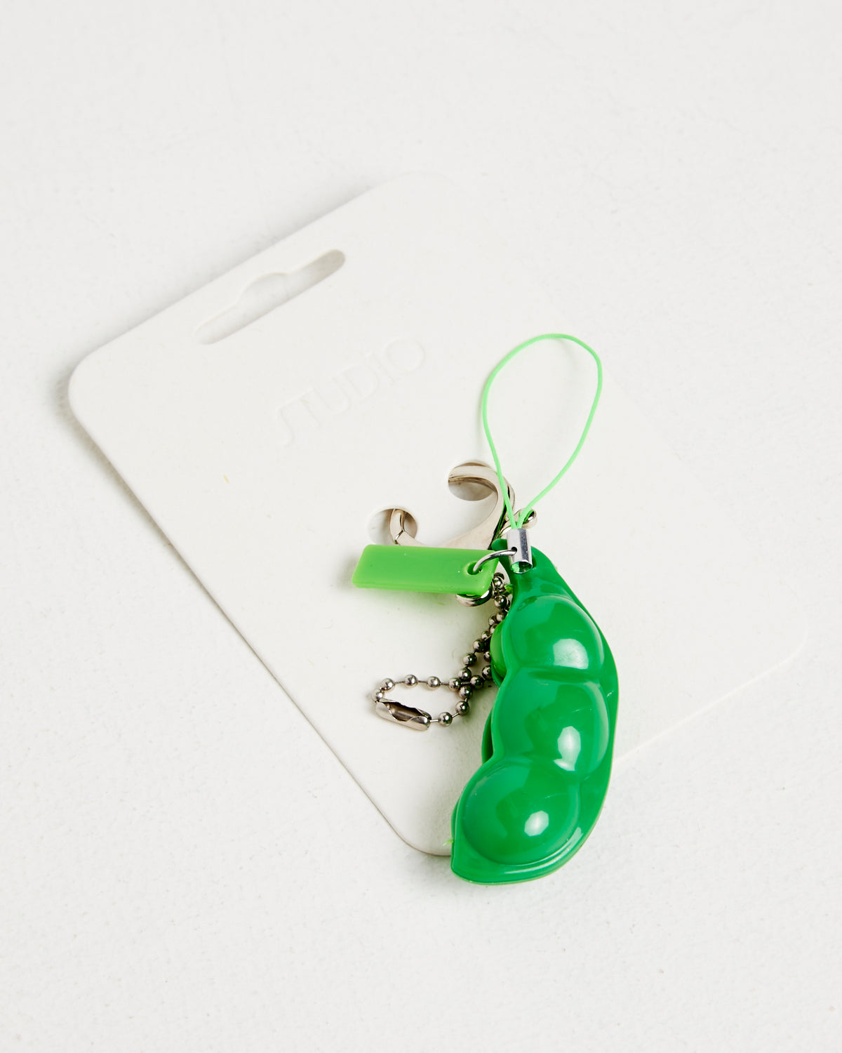 Edamame Keyring GREEN