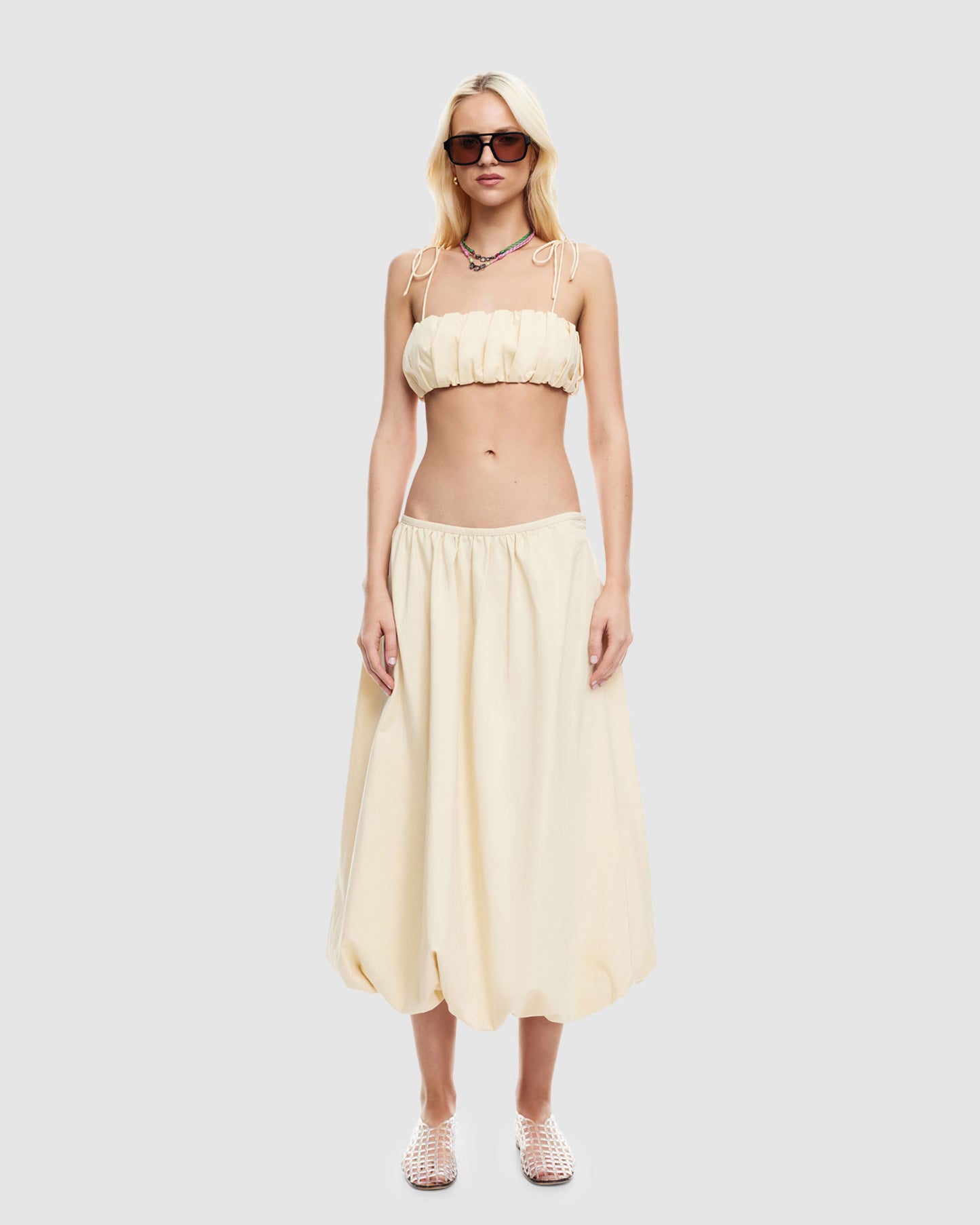 Intuition Bubble Midi Skirt