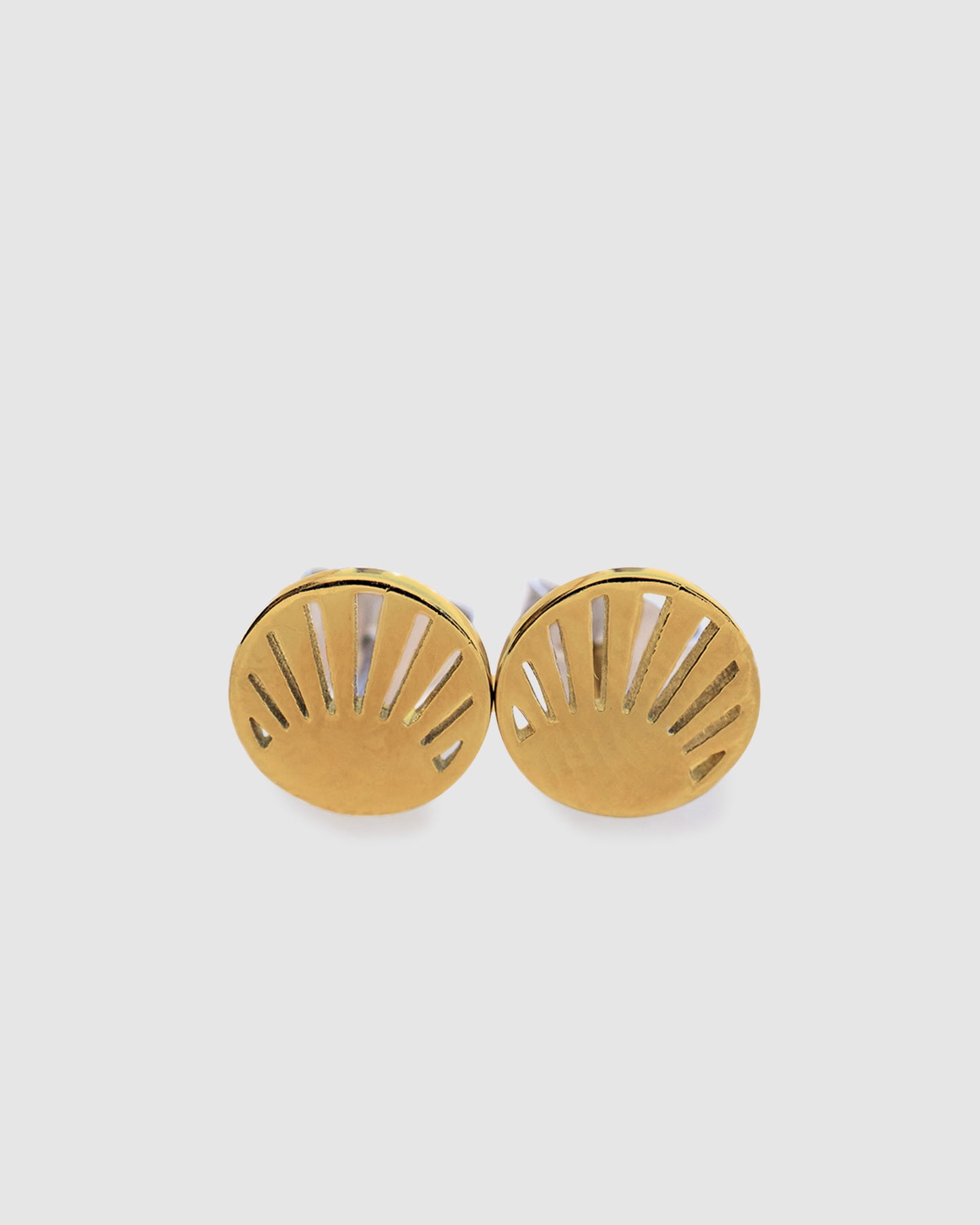 Cutout Sunburst Stud Earrings