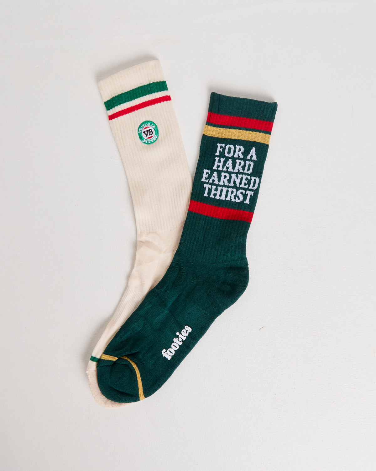 VB Gift Can And Stubby Sneaker Socks 2 Pack ASSORTED