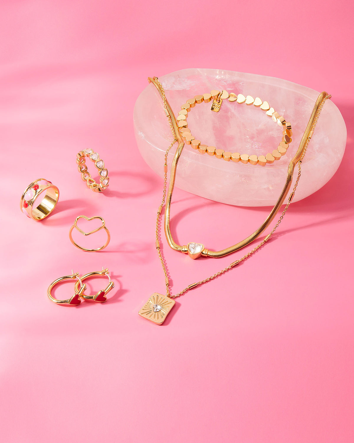 Big Heart Gold Ring GOLD