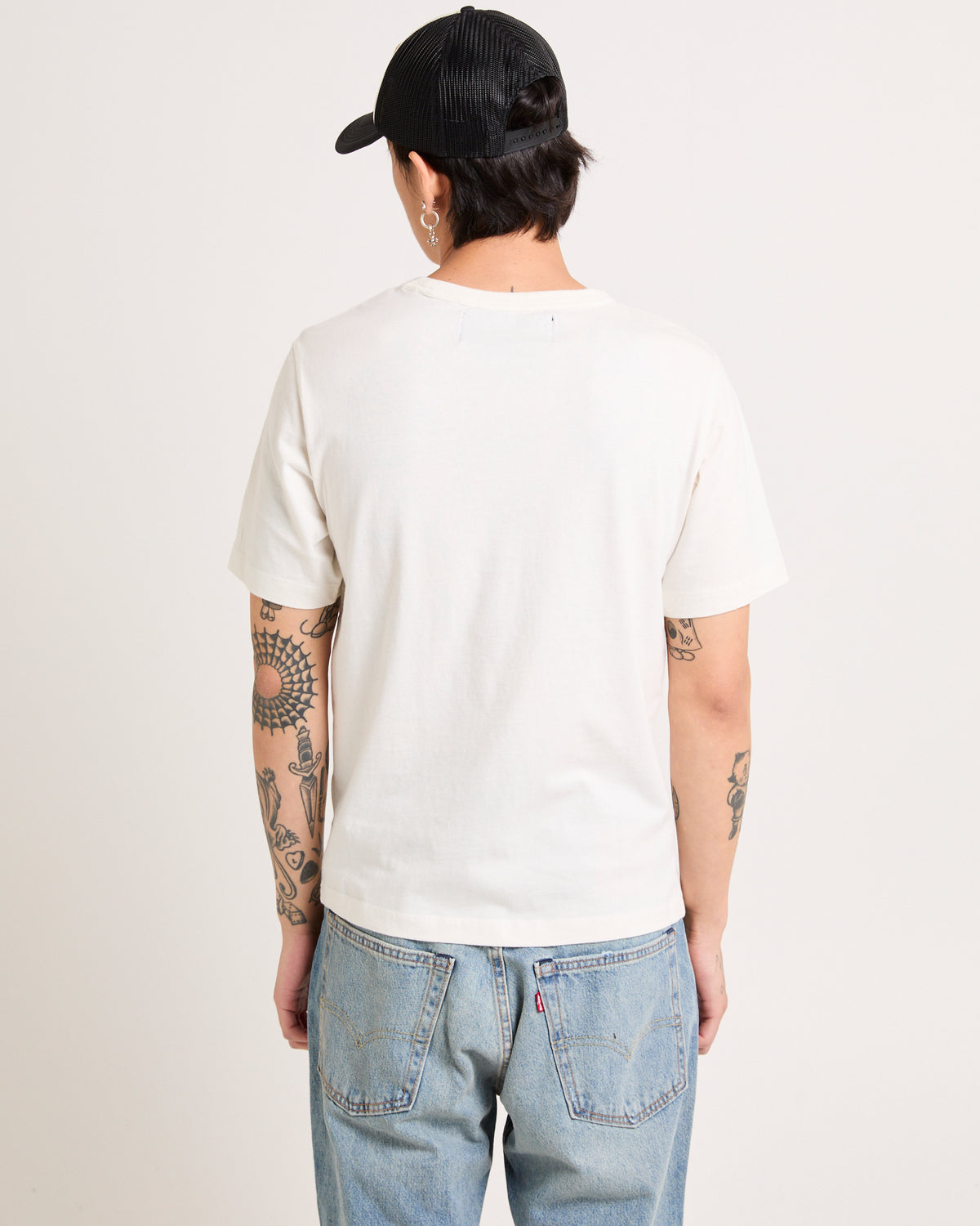 Cropped Acid T-Shirt ECRU