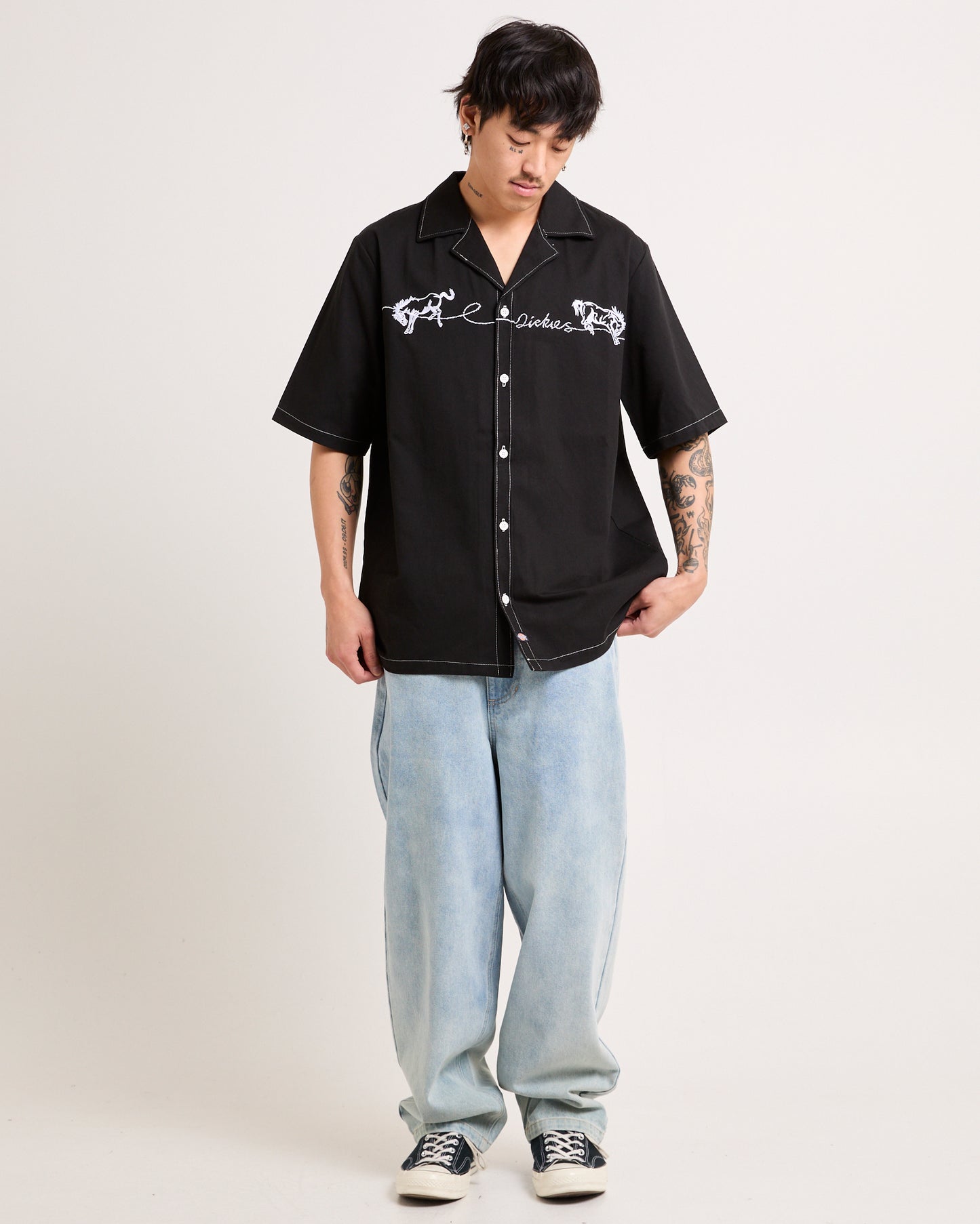 Mustang Contrast Short Sleeve Shirt