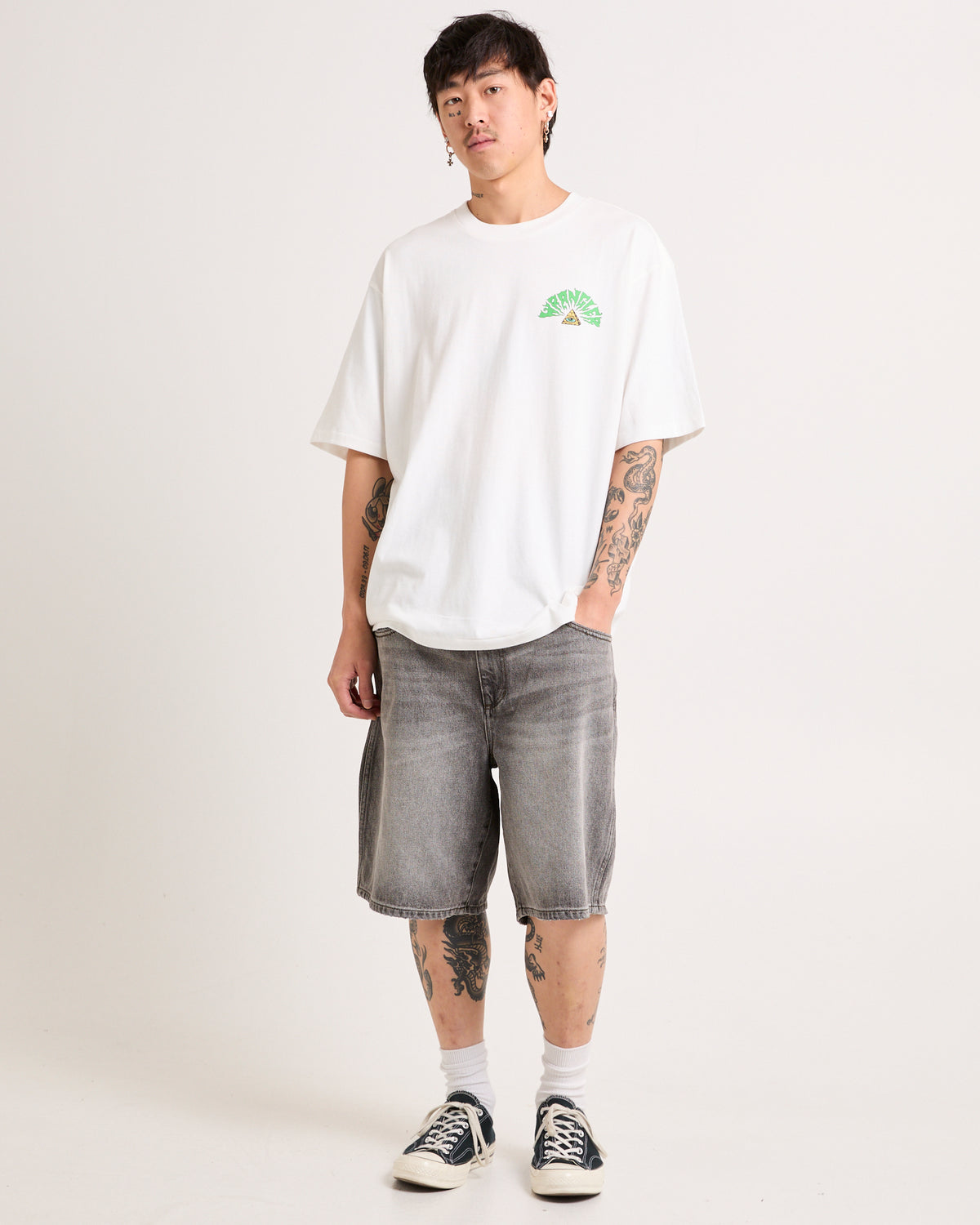 Broken Through Slacker T-Shirt WHITE