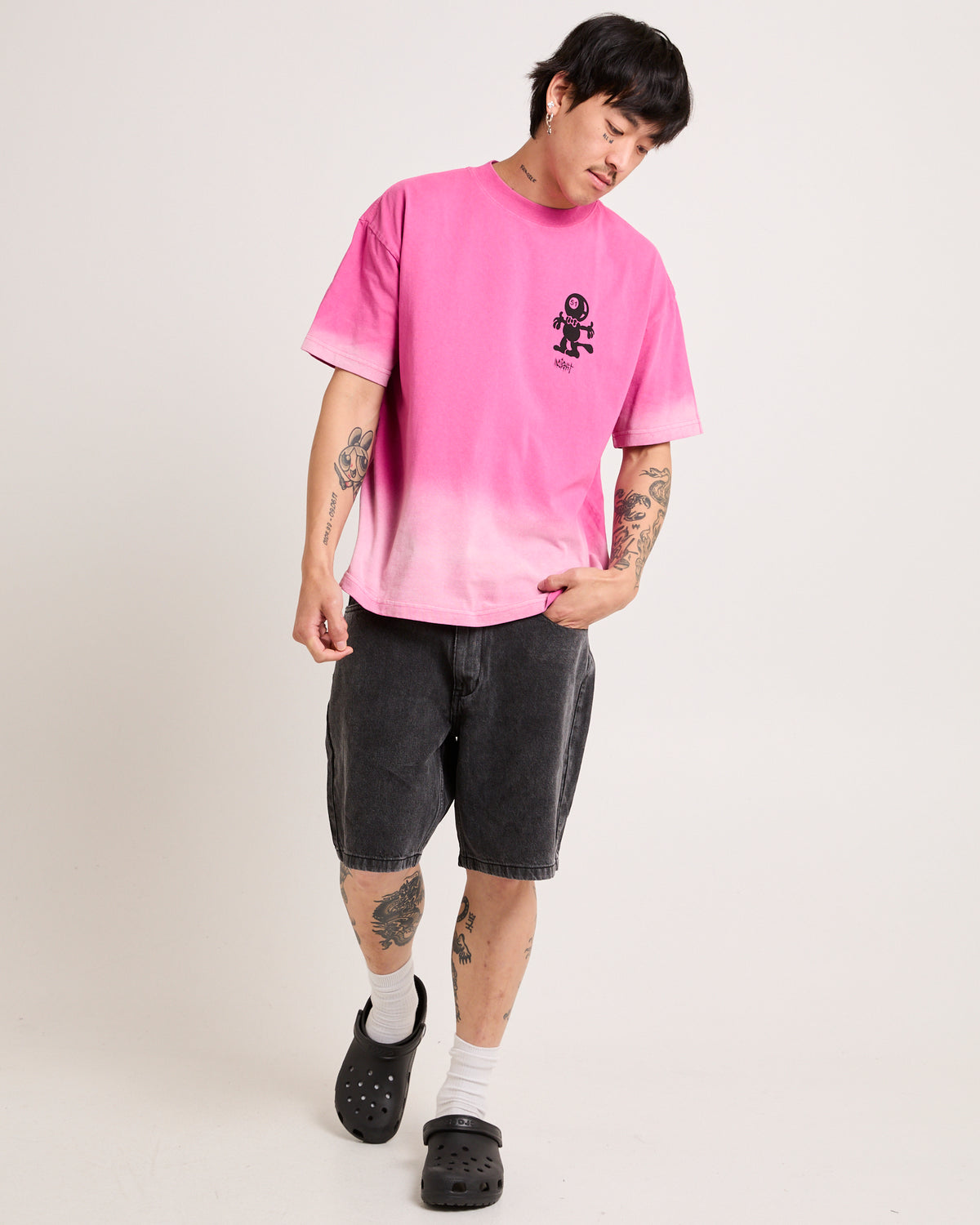 Snooker Cropped T- Shirt PINK