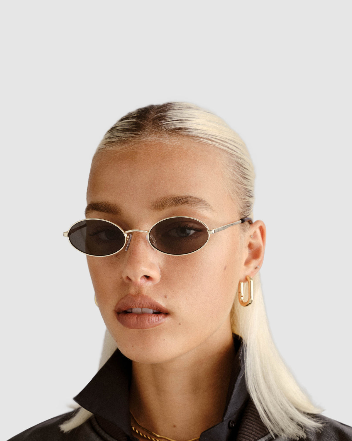 Love Train Sunglasses Bright Gold/Khaki Mono BRIGHT GOLD/KHAKI MONO