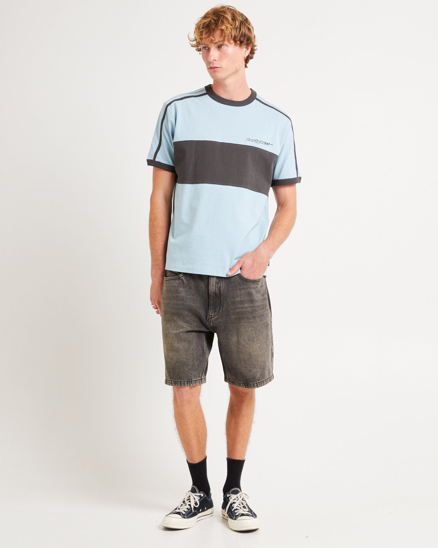 Nights Panelled Ringer T-Shirt
