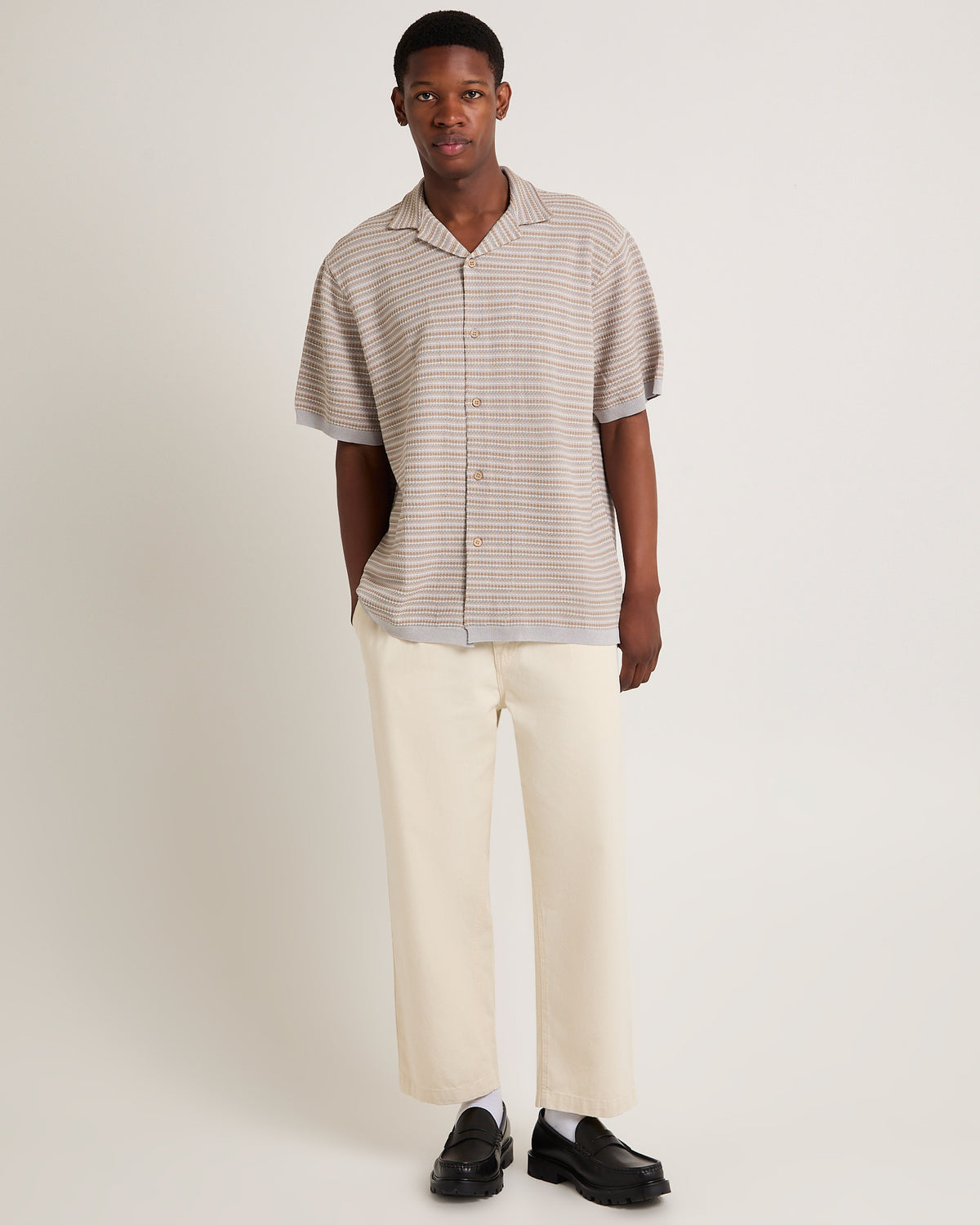 Keslo Striped Knitted Shirt MULTI