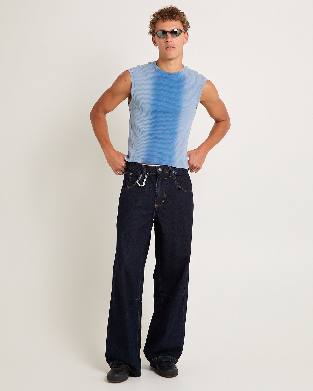 Blue Glare Tank Top BLUE GLARE