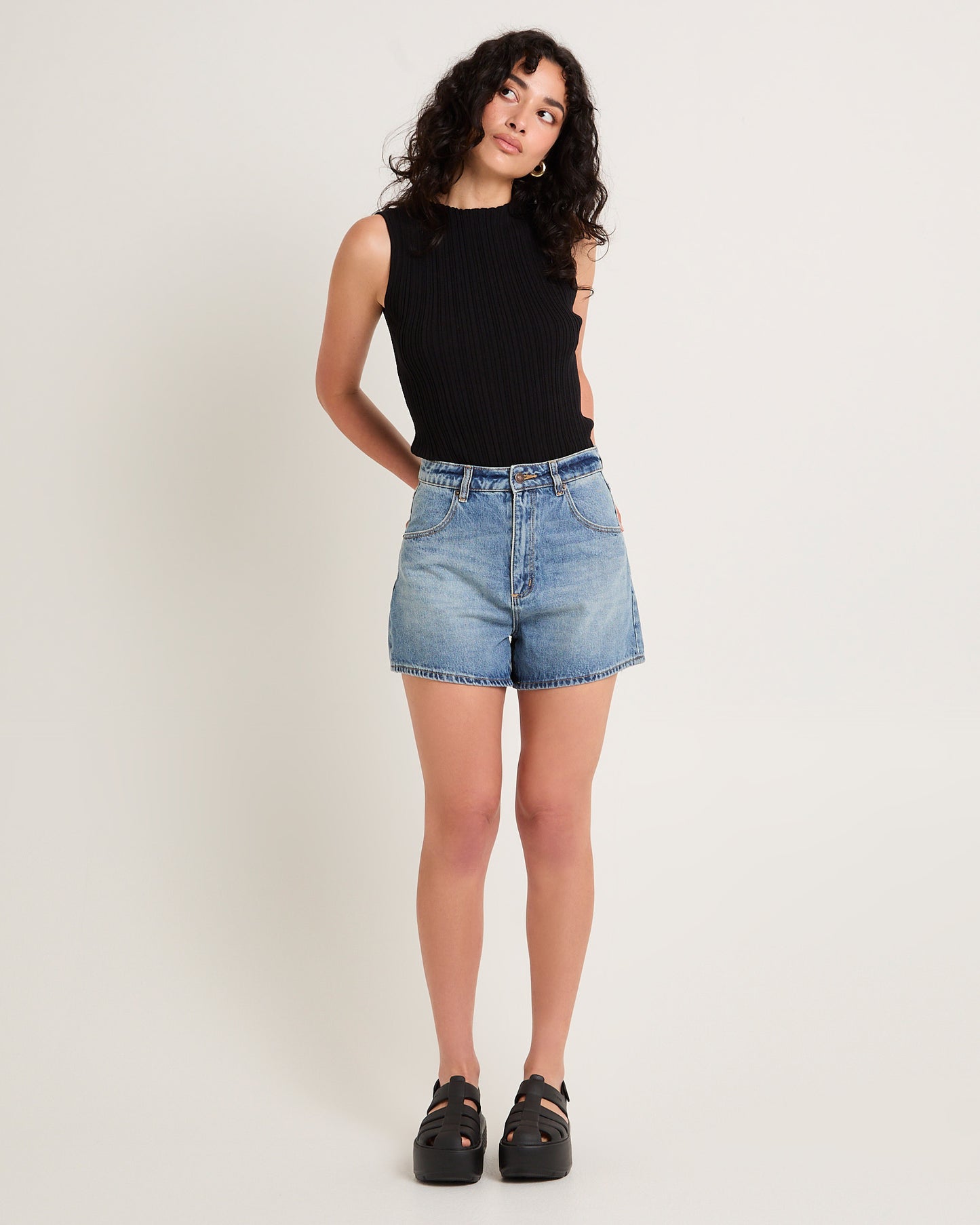 Mirage Denim Shorts Mid Vintage